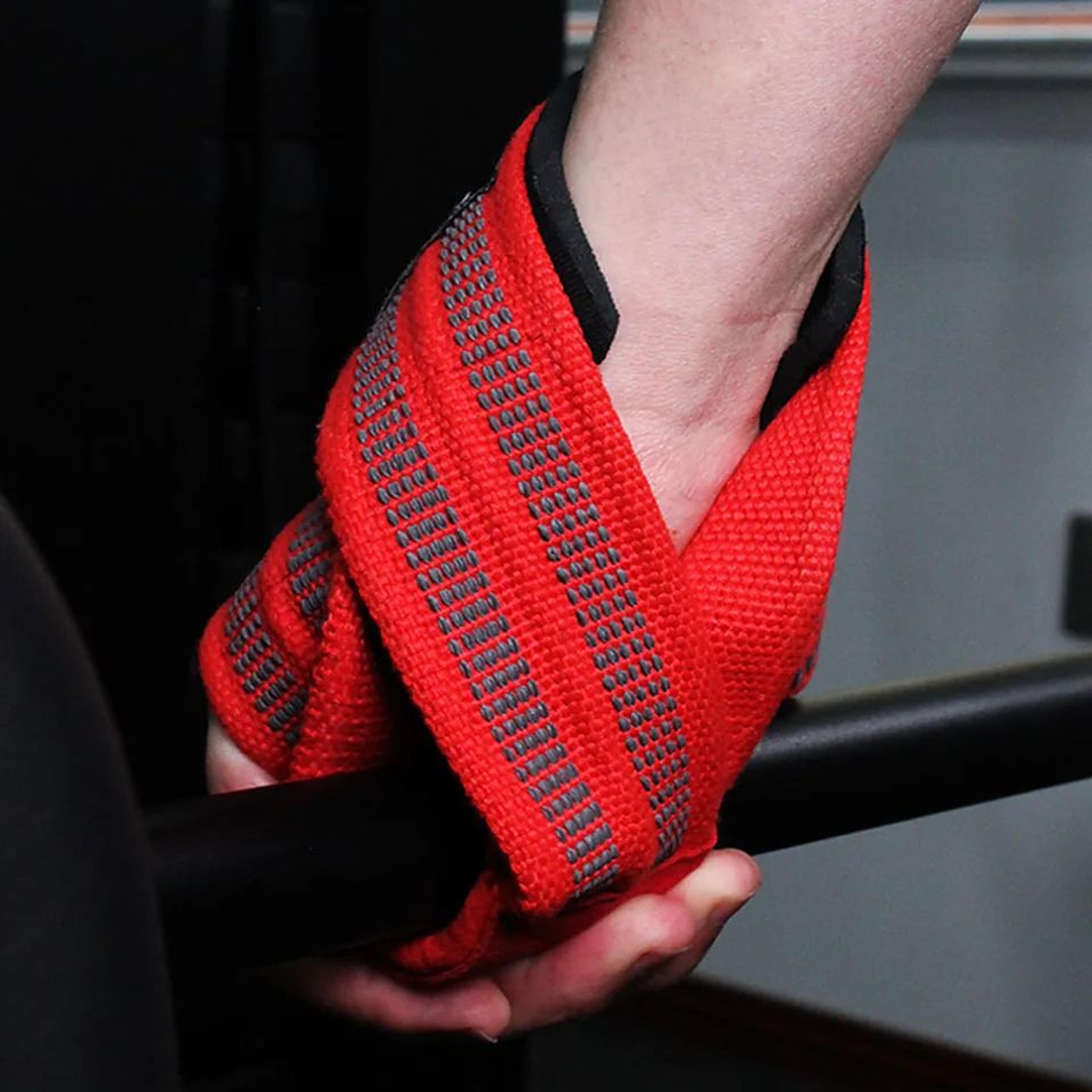 1 Pair Figure 8 Weight Lifting Straps  Weightlifting Wrist Straps For Powerlifting Deadlifts  Gym T 1