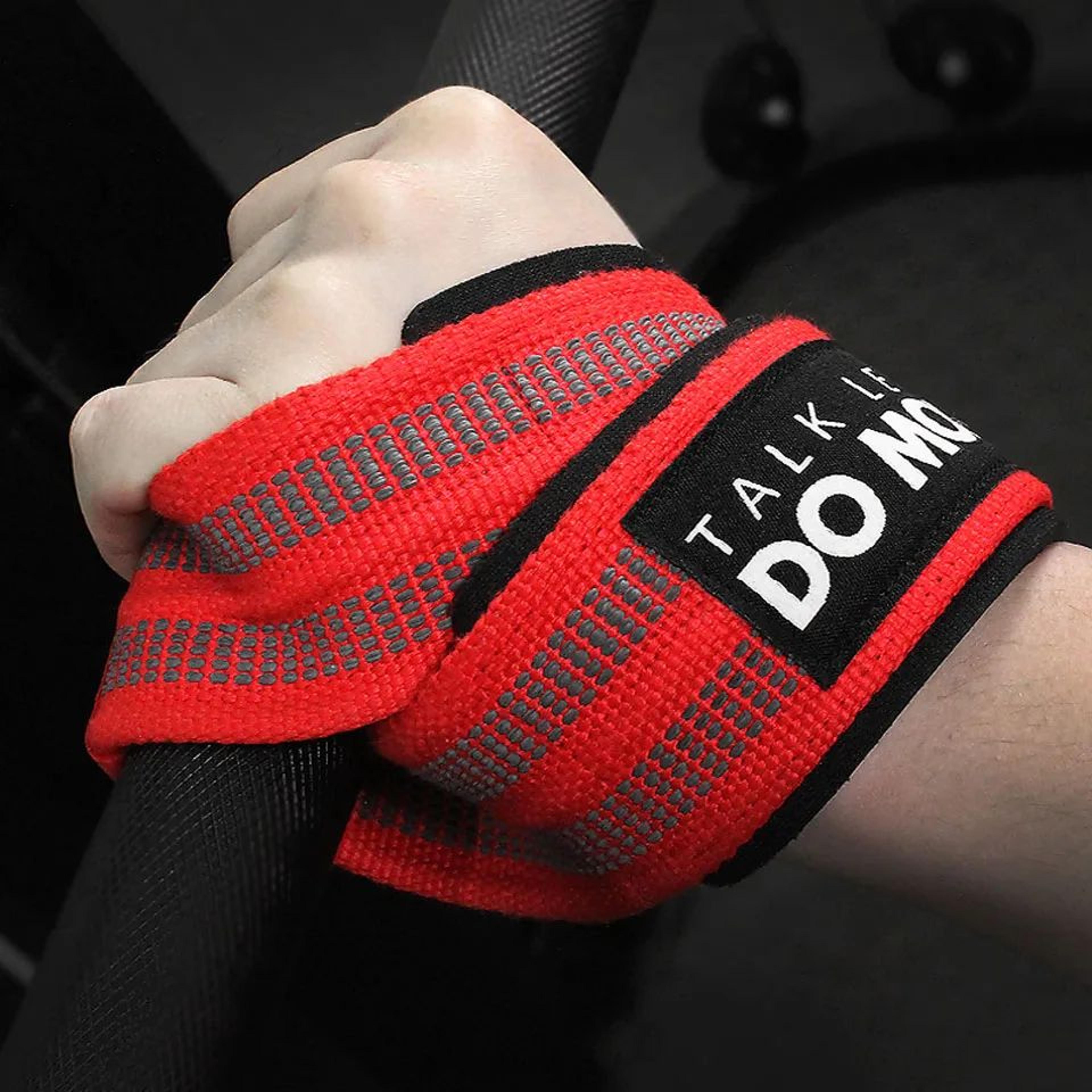 1 Pair Figure 8 Weight Lifting Straps  Weightlifting Wrist Straps For Powerlifting Deadlifts  Gym T 2