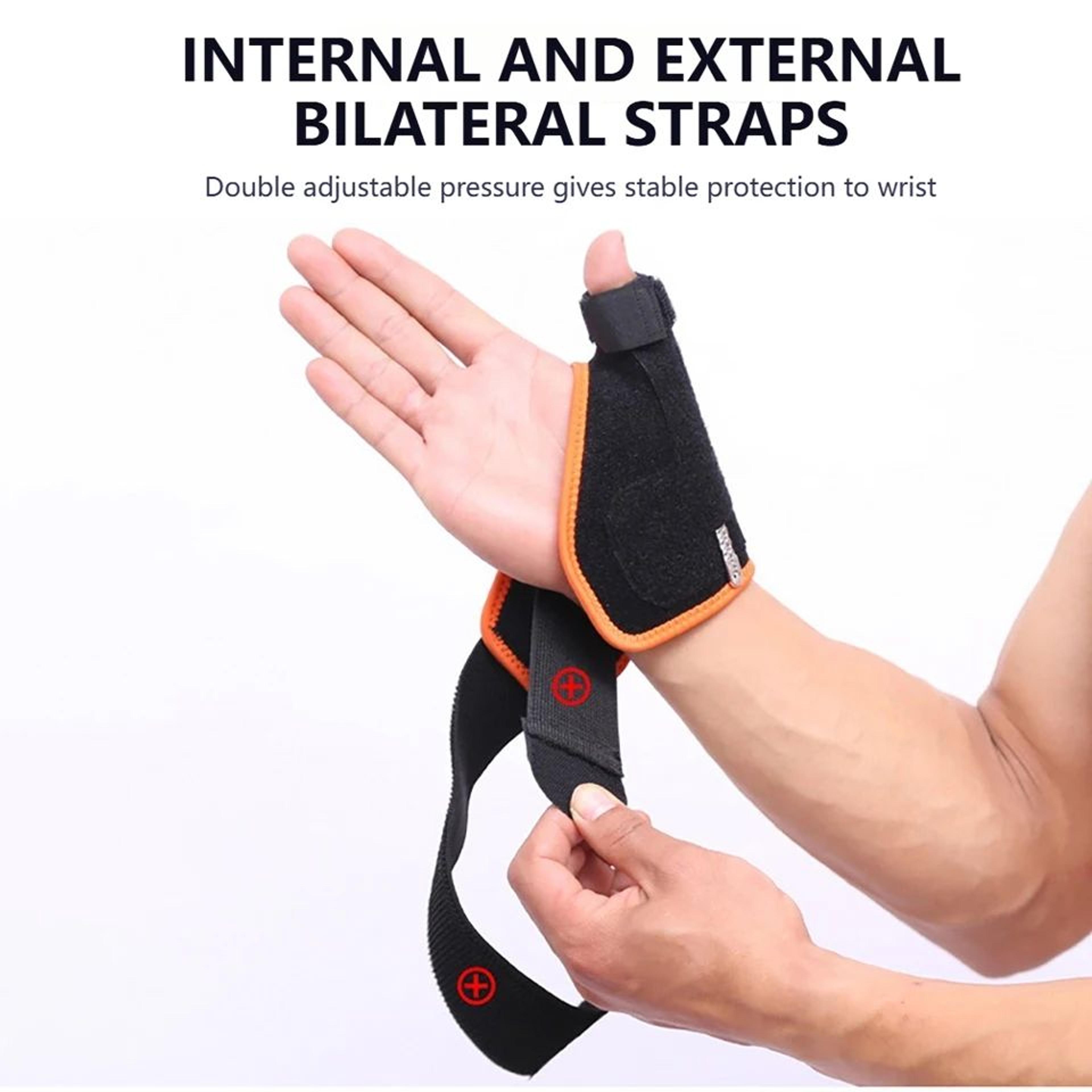 1pc Adjustable Wrist Brace Thumb Support  Thumb Spica Splint For Sprains Arthritis  Wrist Stabiliza