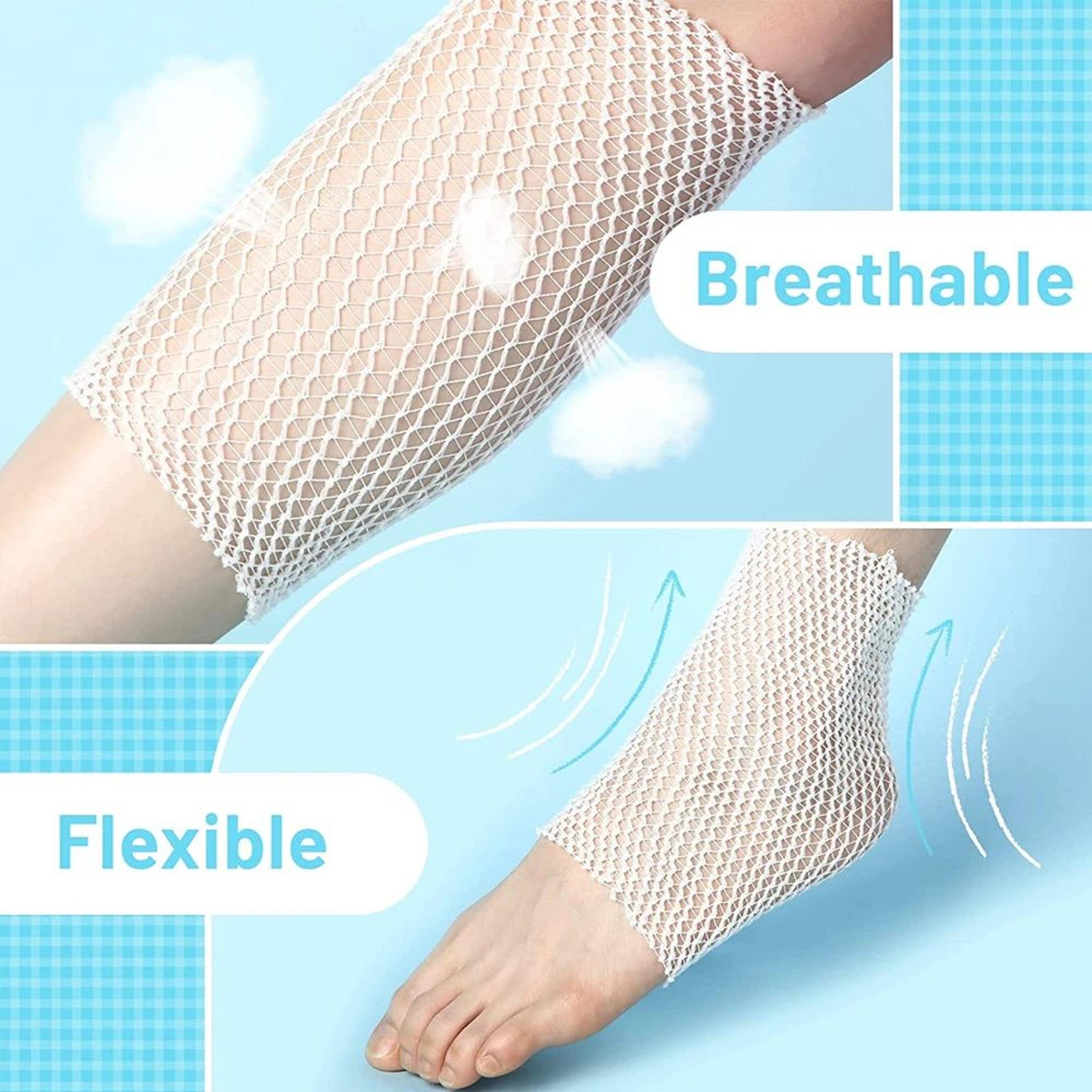 1 Roll Elastic Net Tubular Bandage  Breathable Wound Dressing Retainer For Knee Calf Ankle Arm  Spo 2