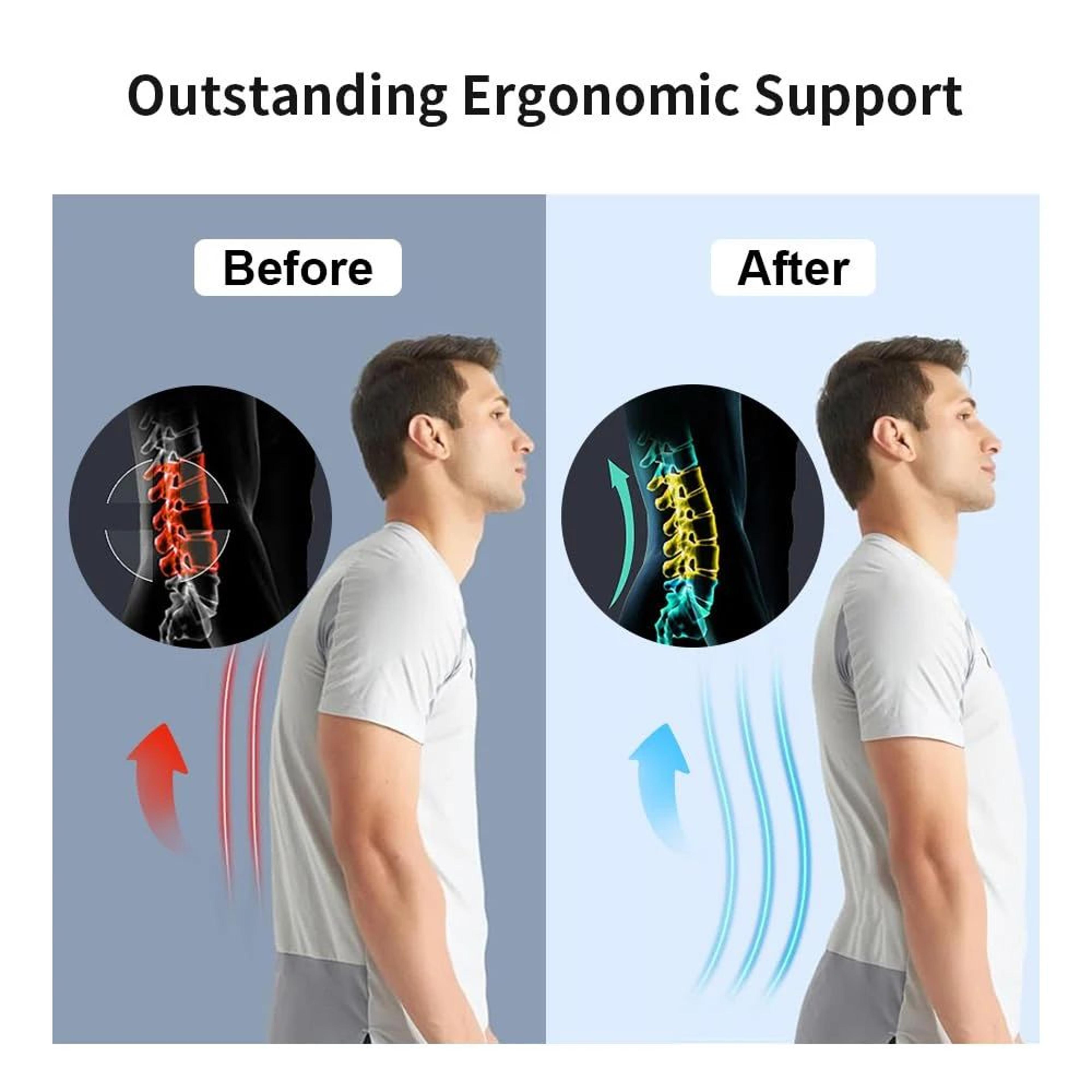 Adjustable Back Brace For Men  Women  Lower Back Support Belt For Sciatica Herniated Disc Scoliosis 3