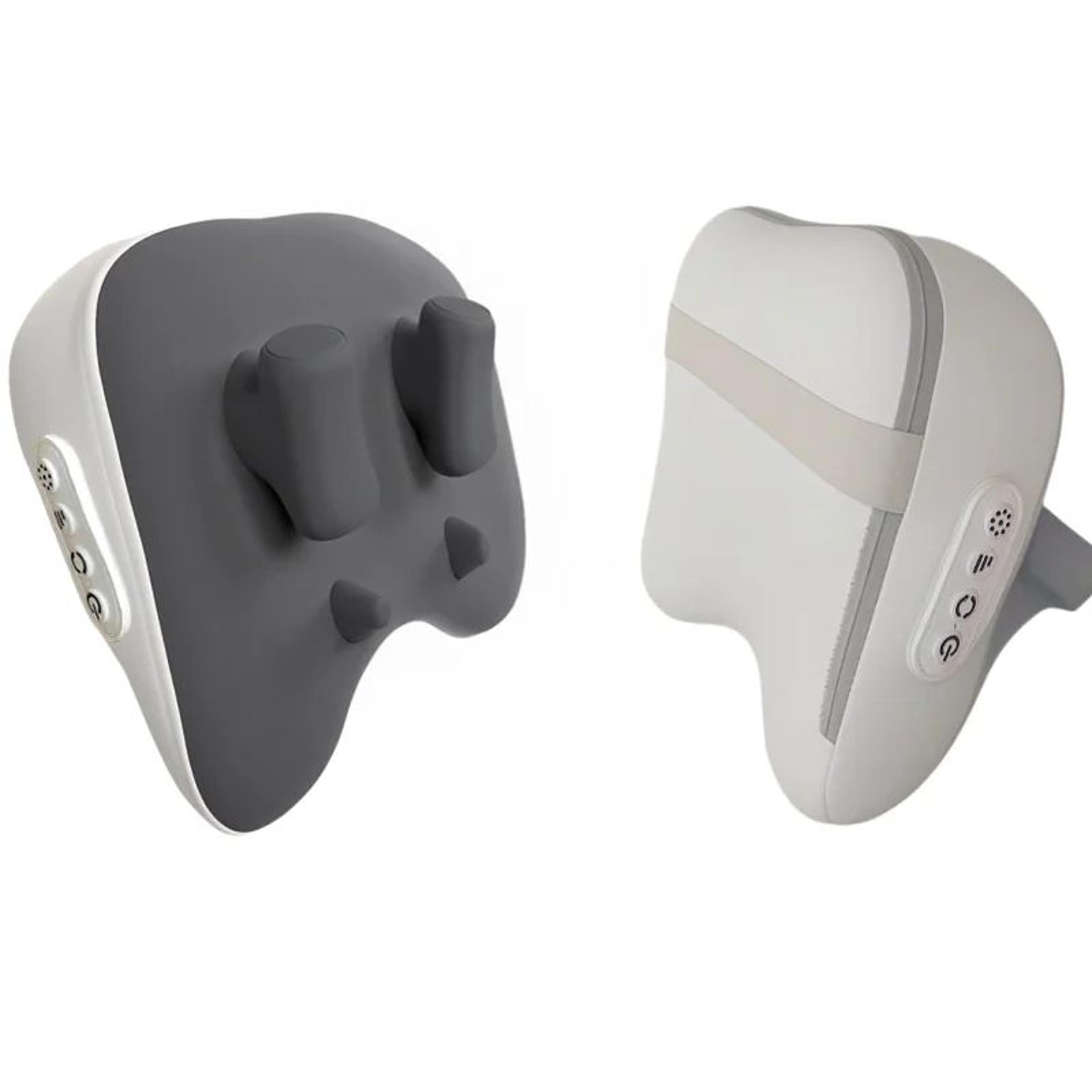 Wireless Rechargeable Shiatsu Neck  Trapezius Massage Pillow  Heated Deep Kneading Massager For Nec 9