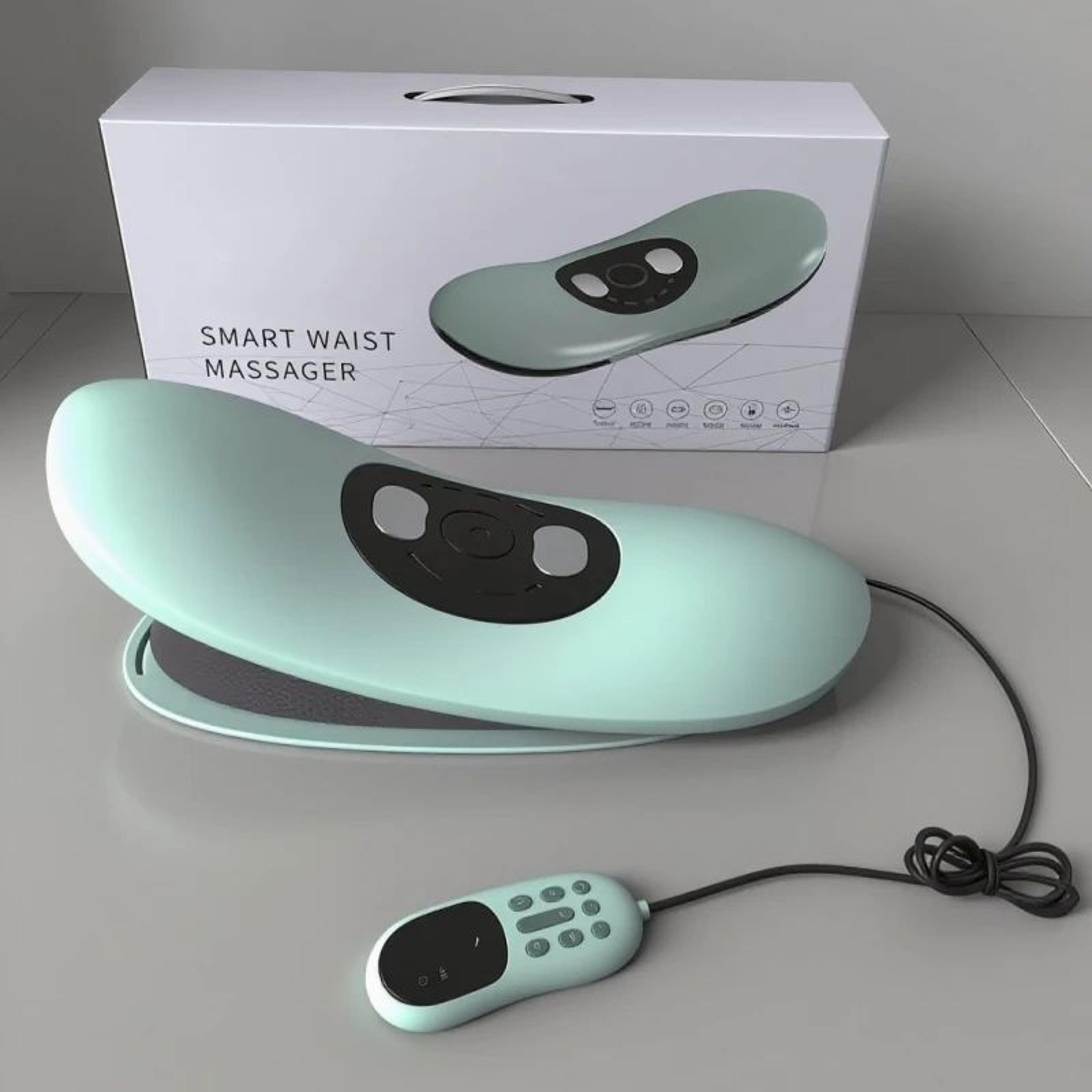 Electric Lumbar Traction Massager With Heat  Vibration  Adjustable Waist Back Pain Relief Spine Sup 7