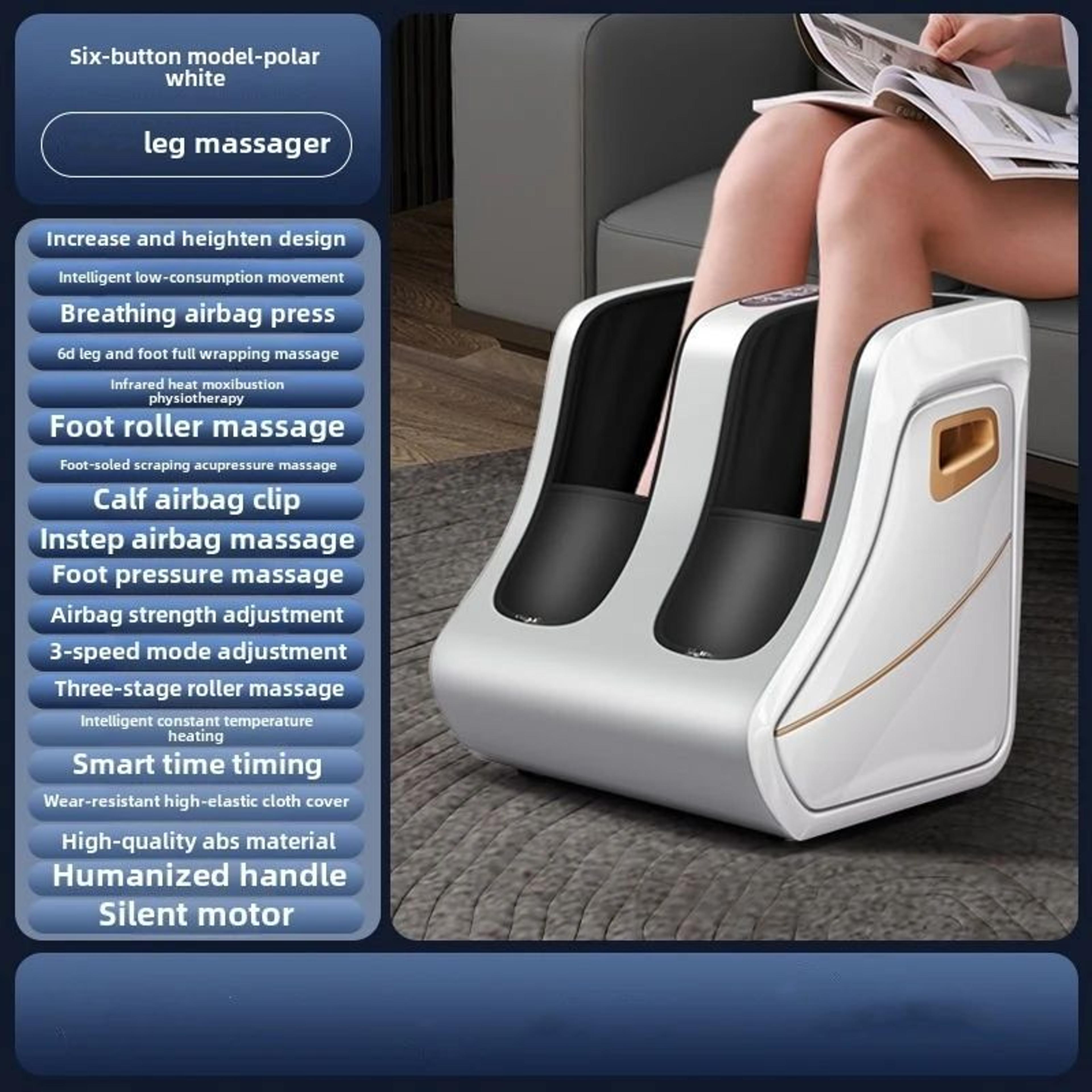 Foot  Calf Massager With Heat  Shiatsu Deep Kneading Compression Leg Massager For Circulation Relie 7