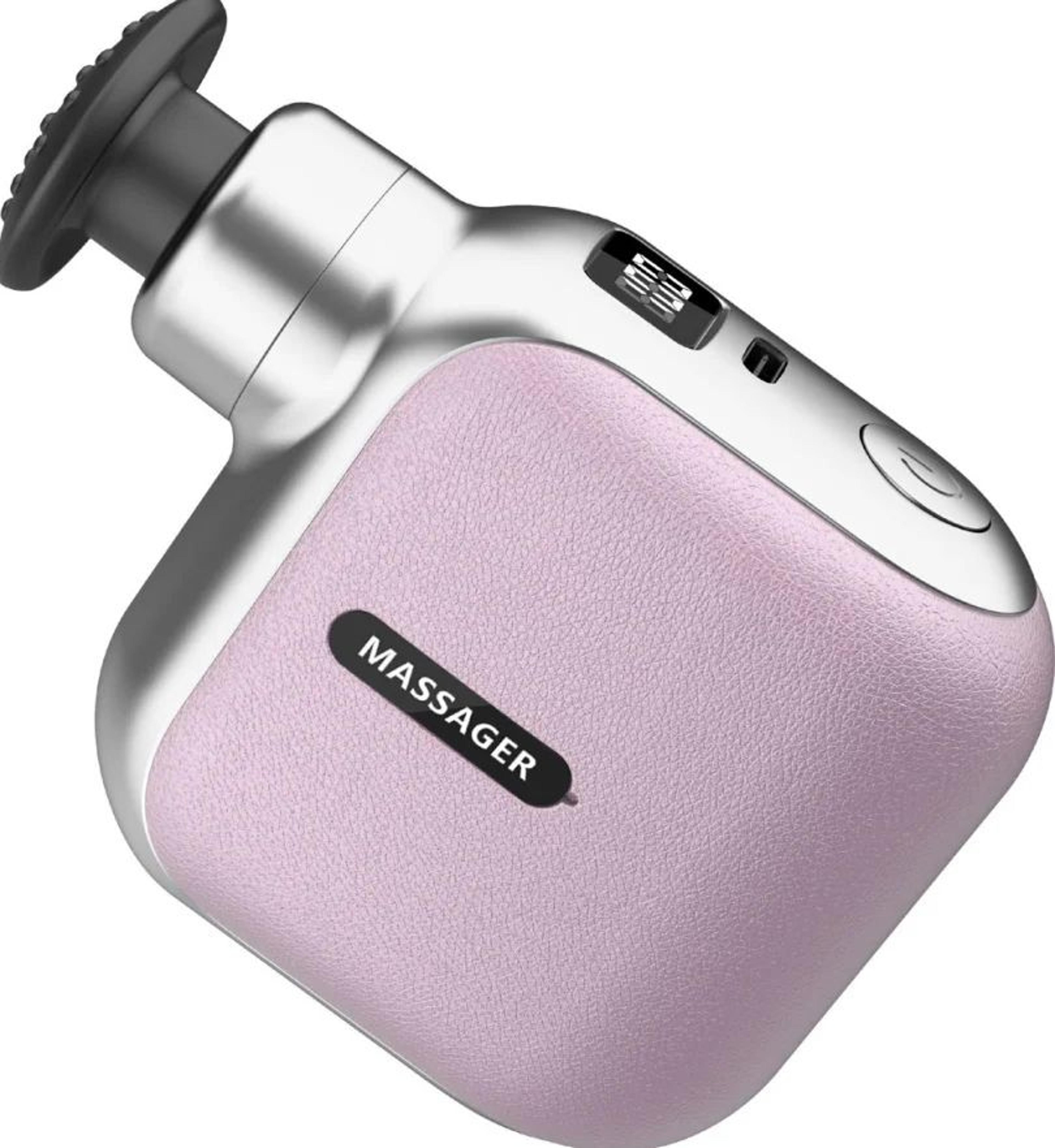 Mini Pocket Massage Gun With 4 Silicone Massage Heads  Portable Deep Tissue Muscle Massager For Off 6
