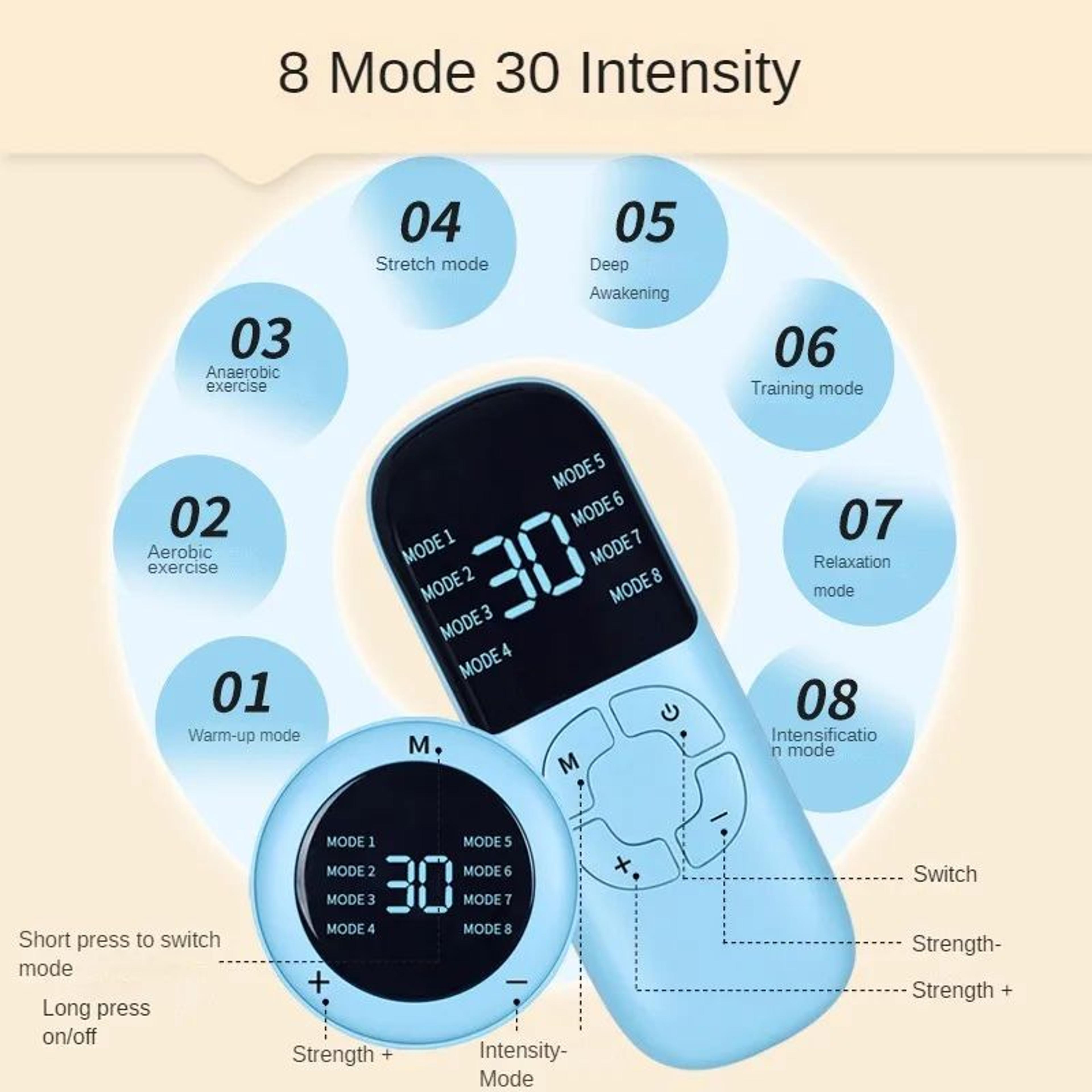 Wireless Arm Massager With EMS Muscle Stimulation  Portable Deep Tissue Body Sculpting Massager For 1