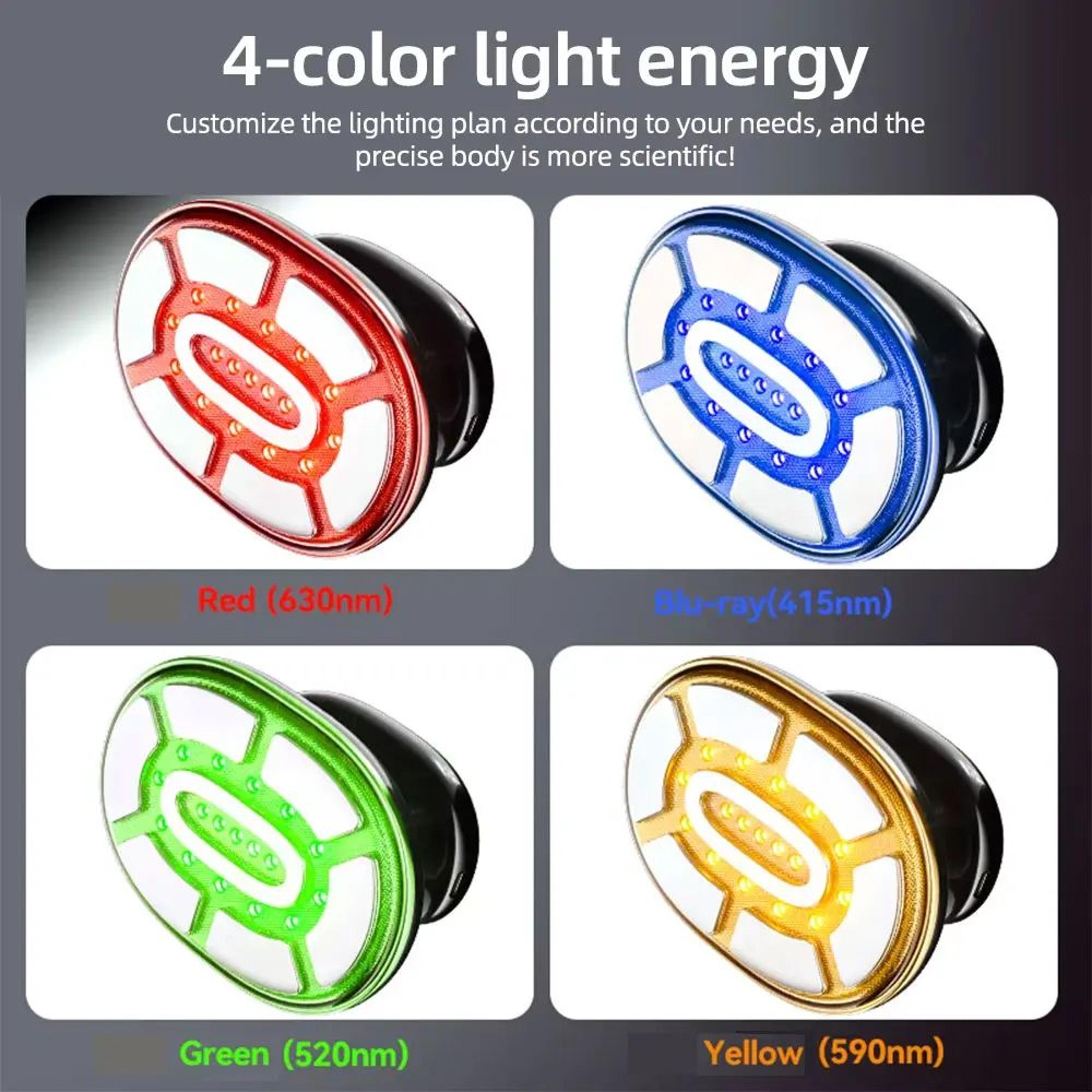 RF Body Slimming Machine With LED Light Therapy  Cordless Body Sculpting Massager For Skin Firming  1