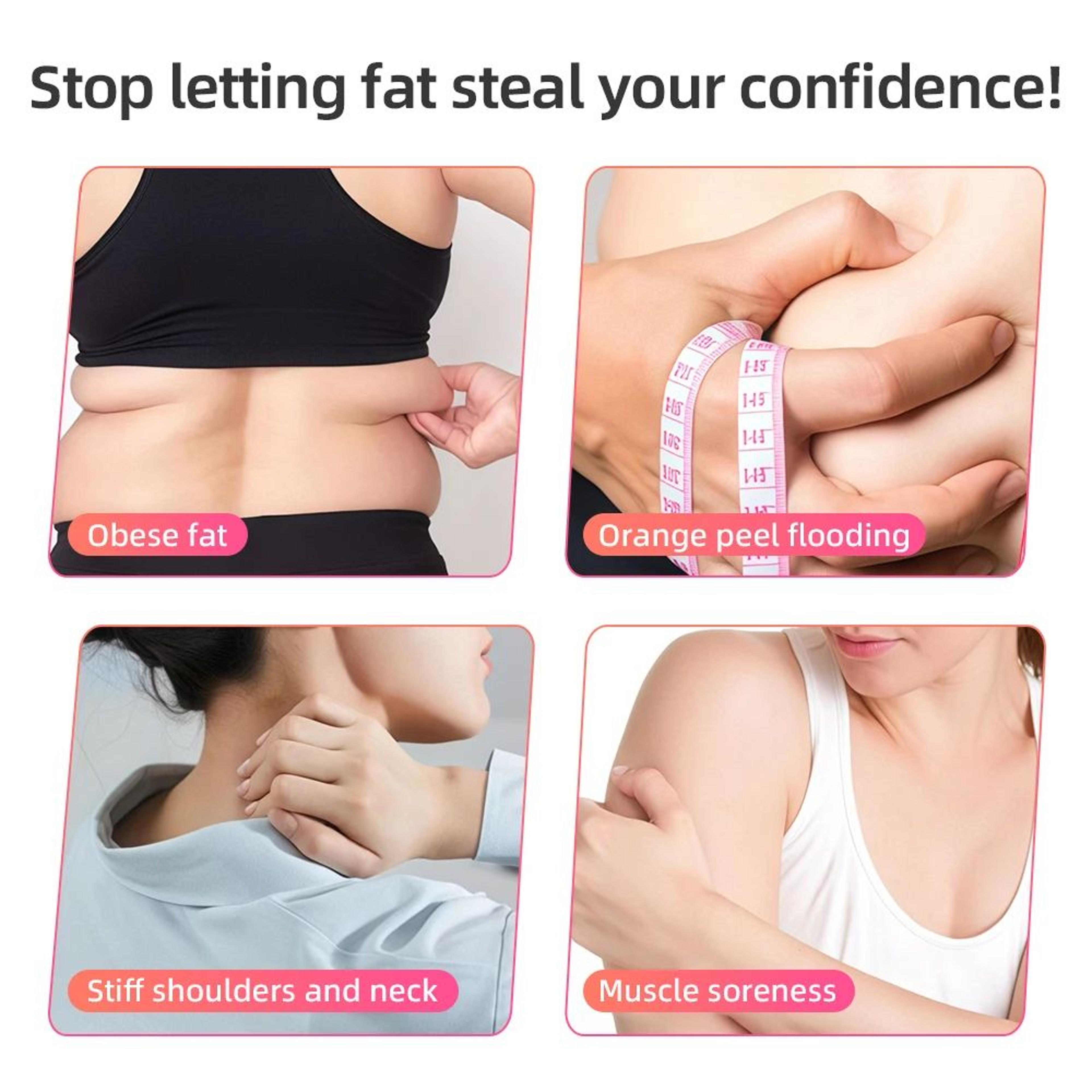 RF Body Slimming Machine With LED Light Therapy  Cordless Body Sculpting Massager For Skin Firming  4