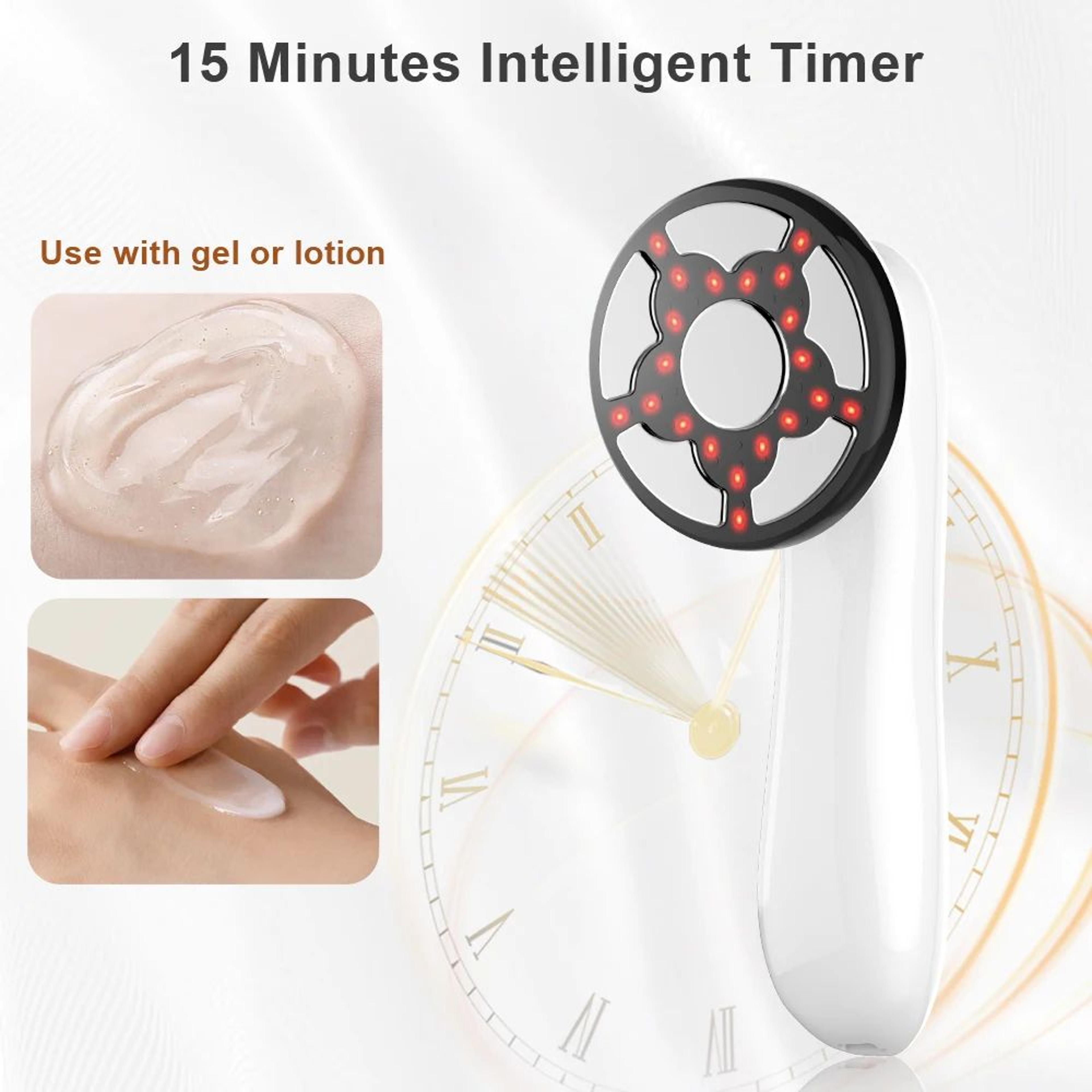 Cordless Body Sculpting Cellulite Massager With RF  Red Light Therapy  Handheld EMS Fat Burner For  5