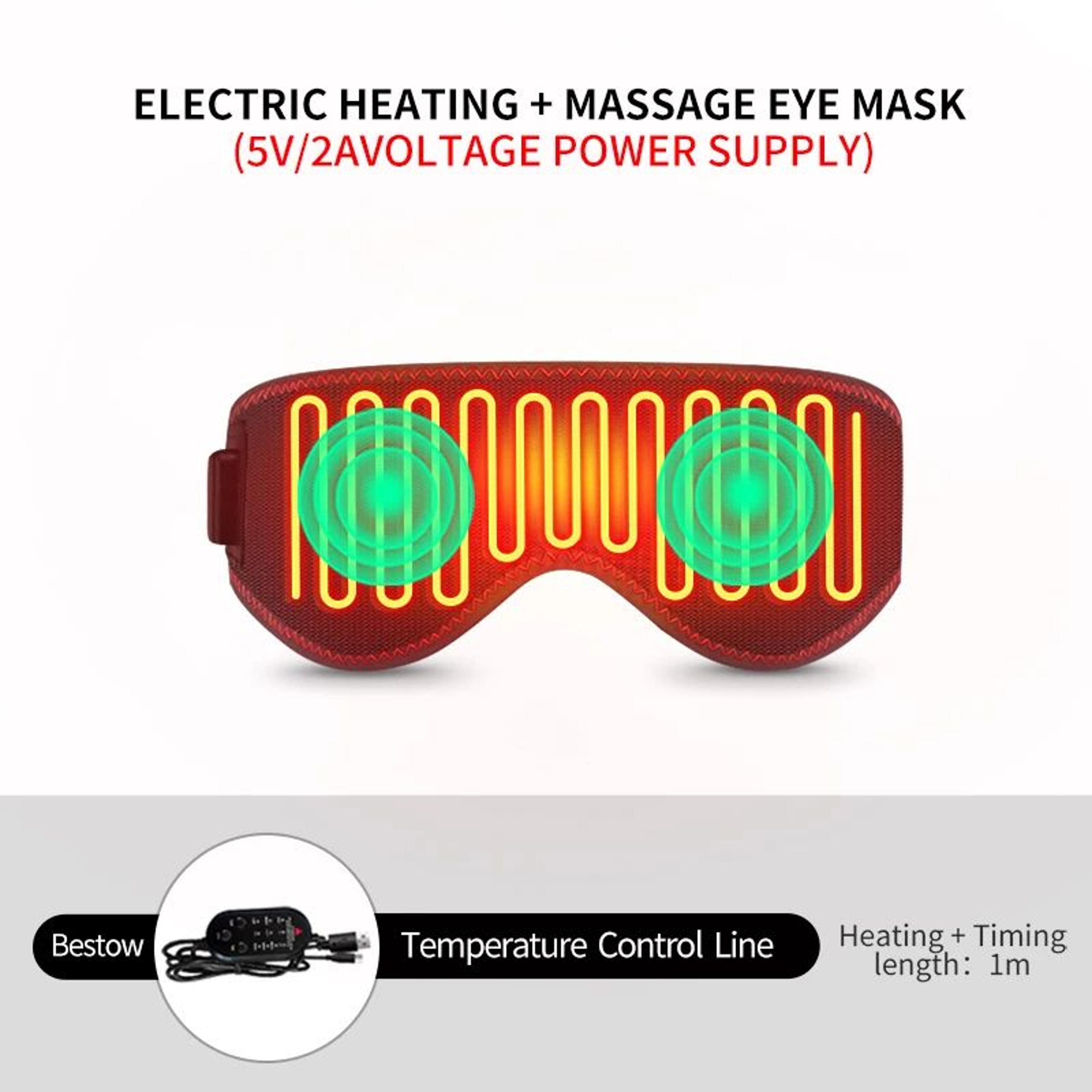 Heating Massage Eye Mask With Warm Compress  Electric Heated Eye Pad For Dry Eyes Eye Fatigue  Bett 7
