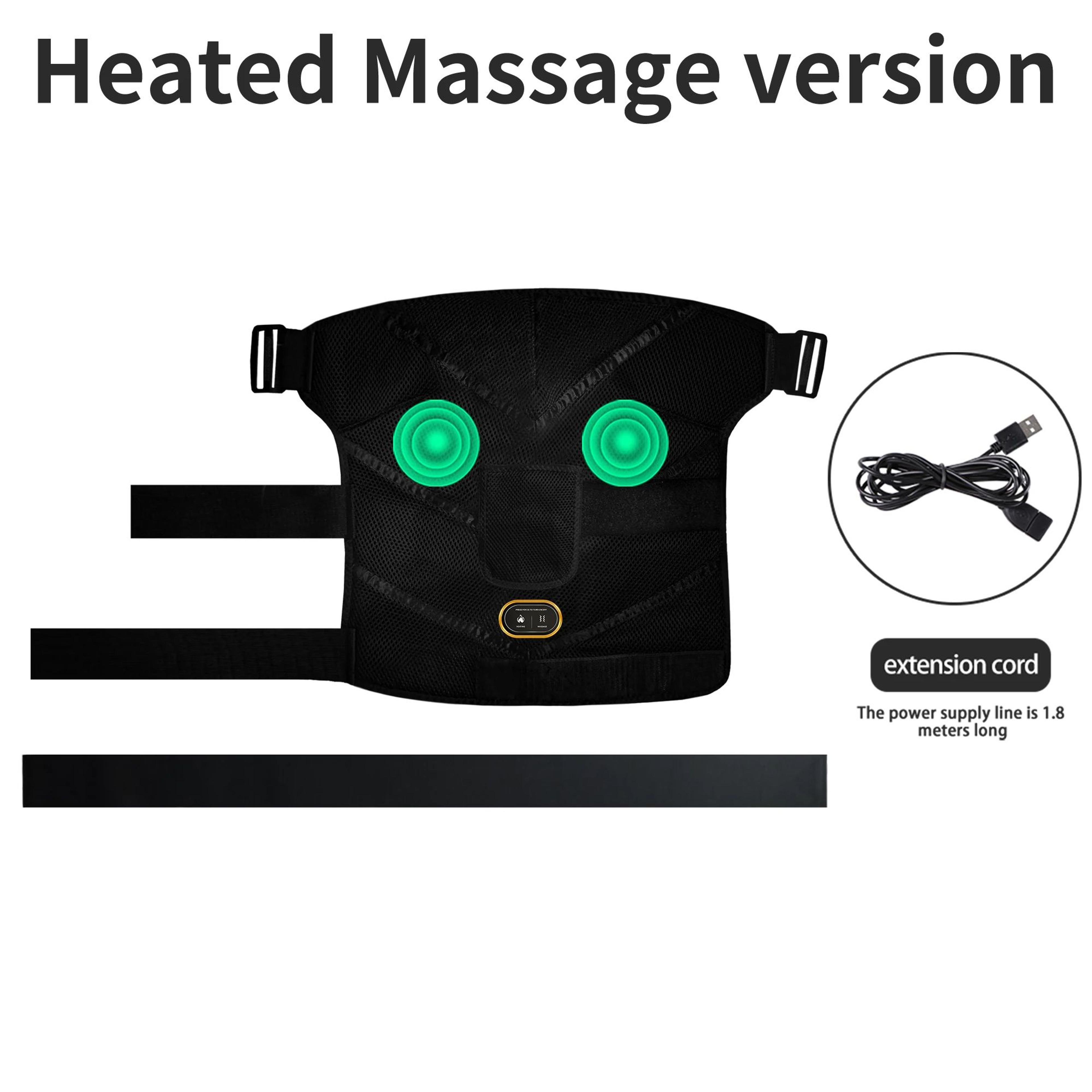 Electric Heated Shoulder Brace With Vibration Massage  Adjustable Heating Pad For Left  Right Shoul 7