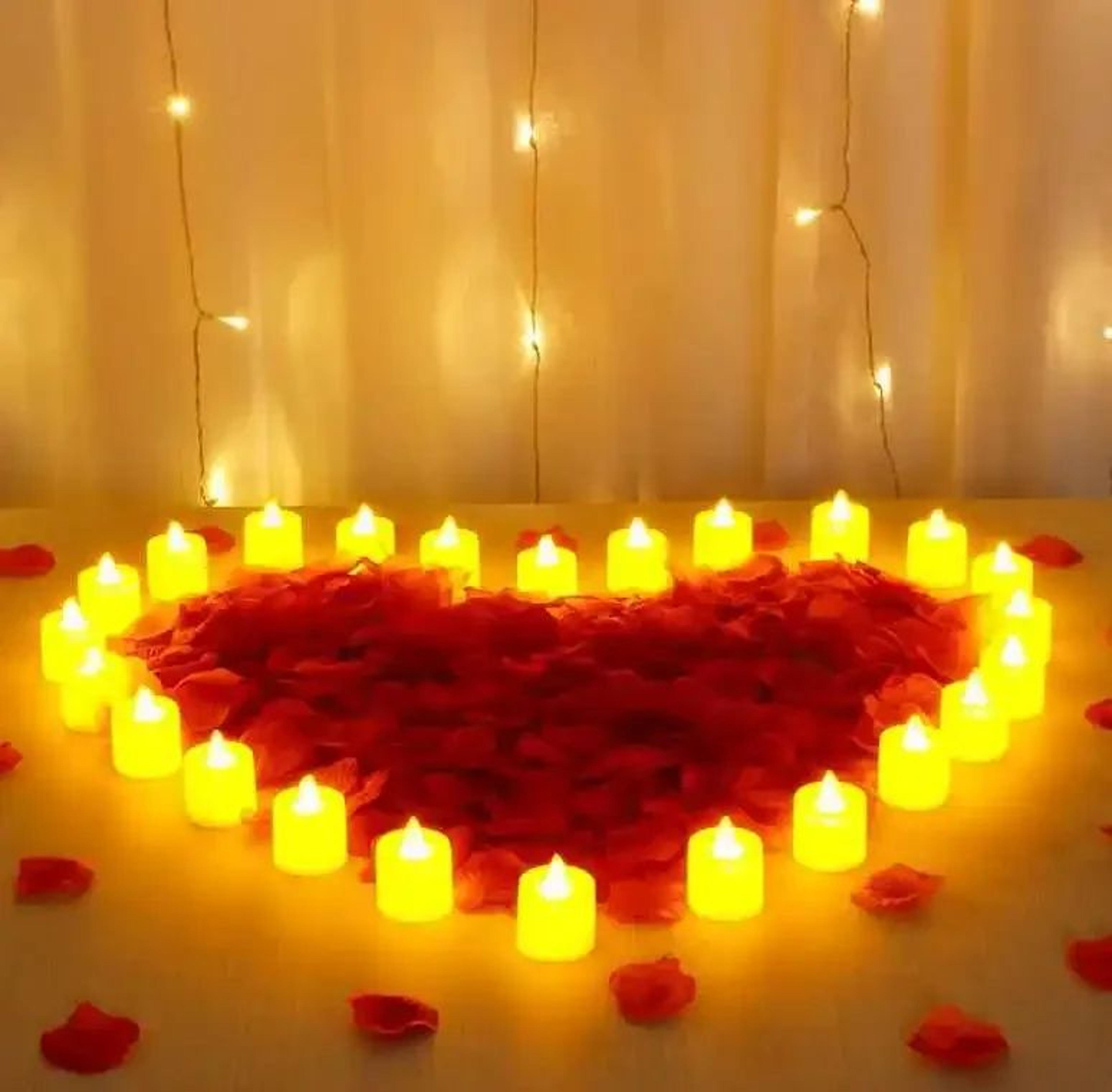 Battery Powered Flameless LED Tea Light Candles With Warm White Glow  Safe Decorative Candle Lights 5