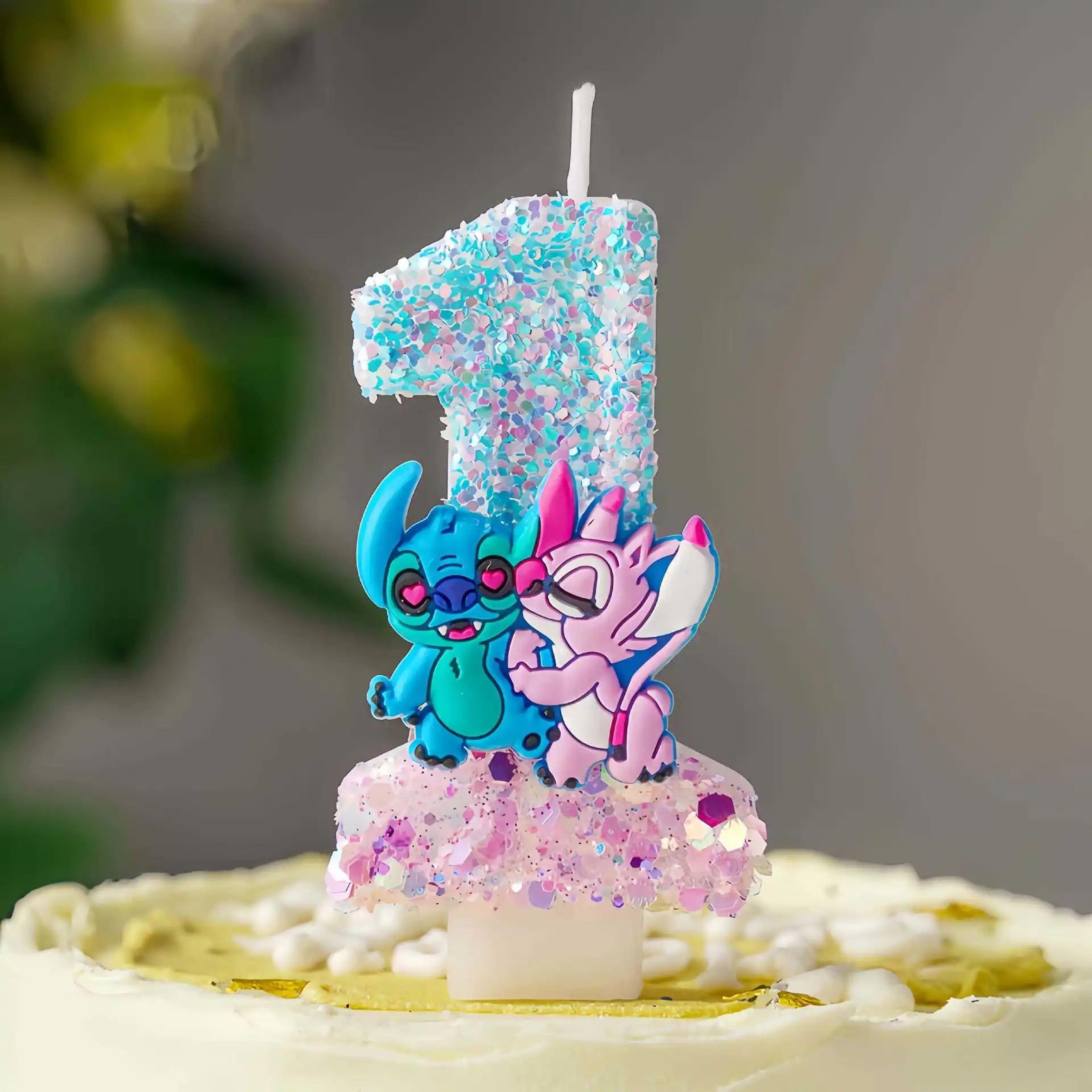Cute Cartoon TwoColor Digital Birthday Cake Candles  Colorful Number Party Candles For Birthday  Ce 7