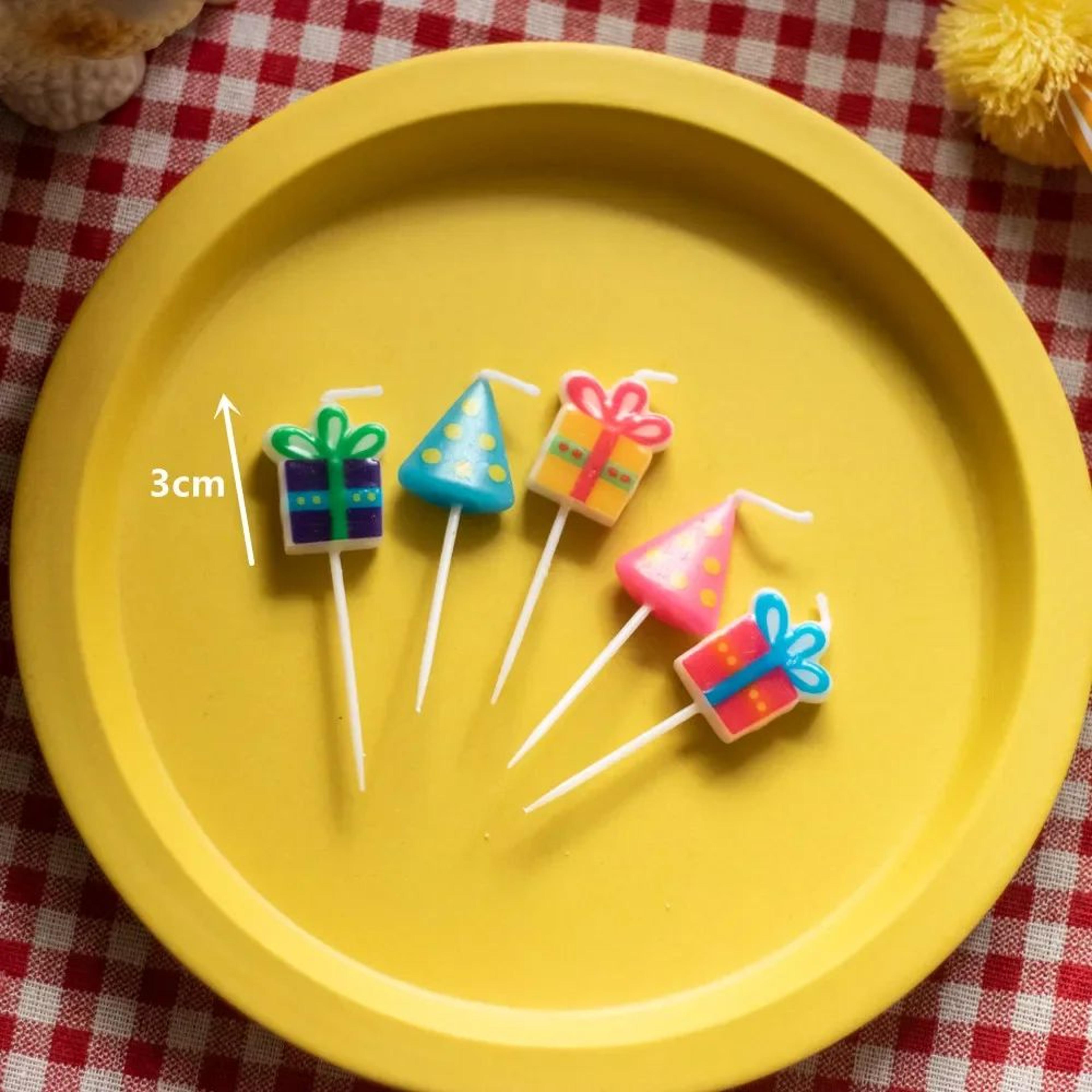 Cat Birthday Cake Candles Gift Box Set  Cute Paraffin Wax Party Cake Decorations For Pet Birthday C 7