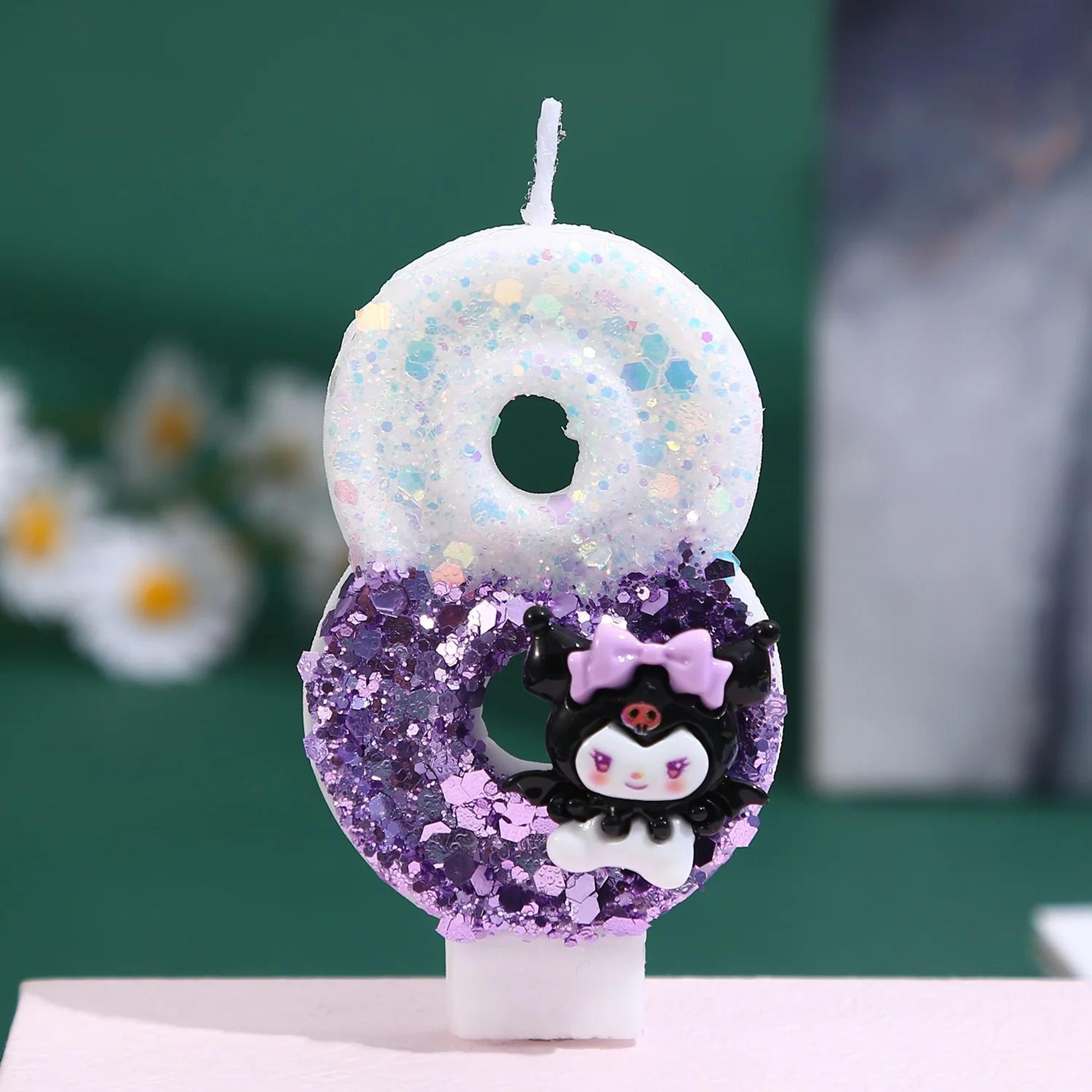 Cartoon Number Birthday Candle Cake Topper  Cute Digital Party Candle For Birthday Cakes  Dessert T 3