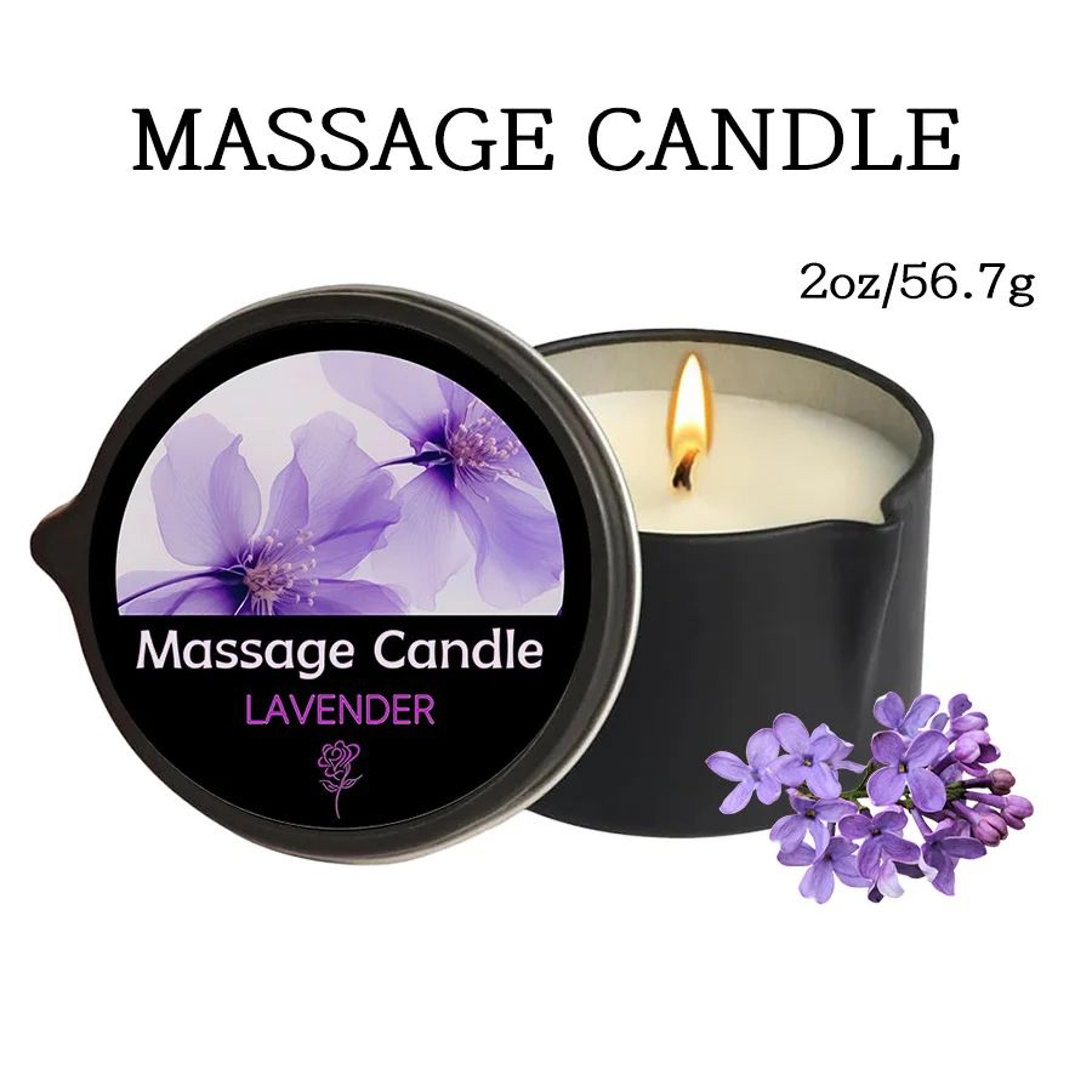 Essential Oil Massage Candle  Warm Massage Oil With Pour Spout 6 Scents Handmade 1 Oz  2 Oz 13