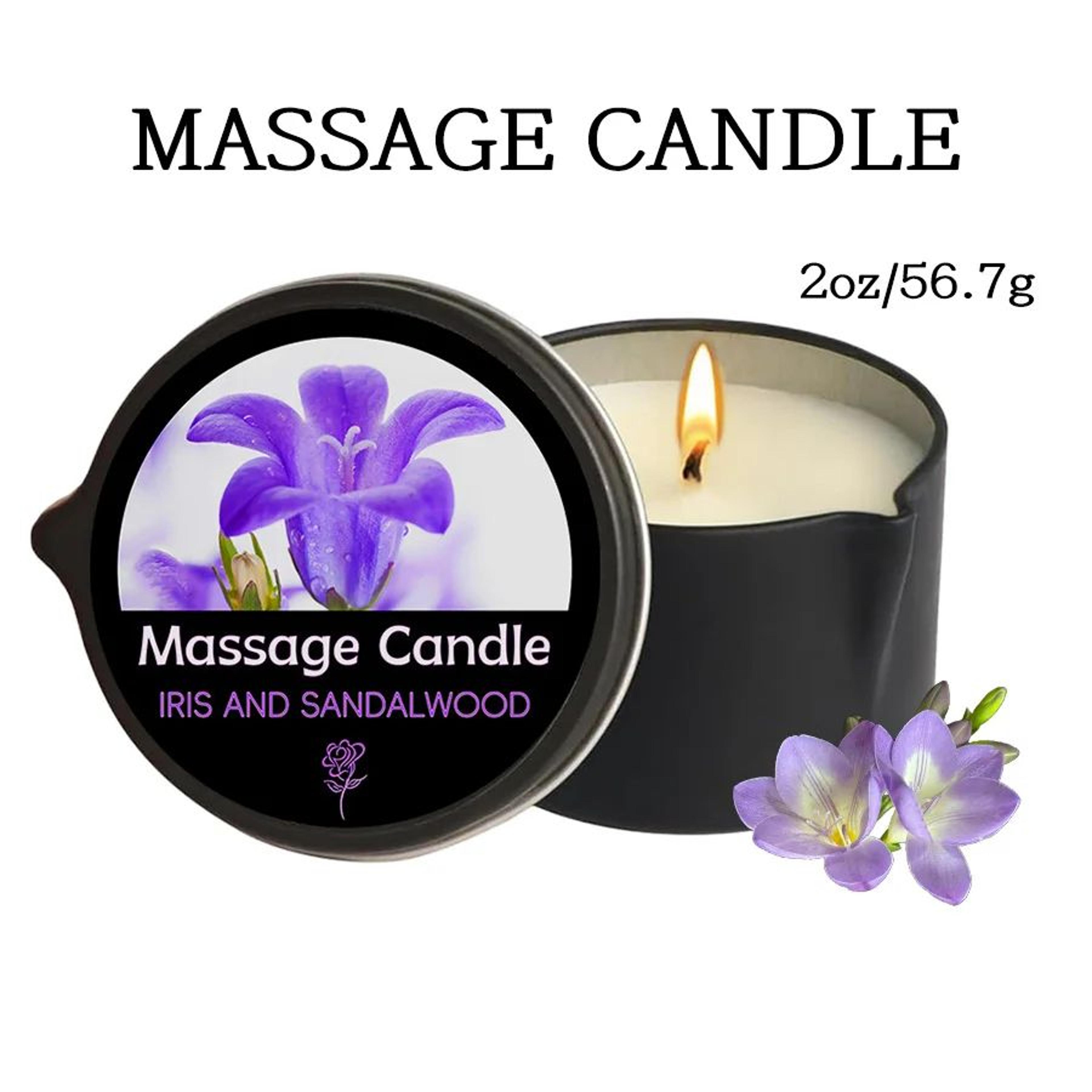 Essential Oil Massage Candle  Warm Massage Oil With Pour Spout 6 Scents Handmade 1 Oz  2 Oz 14