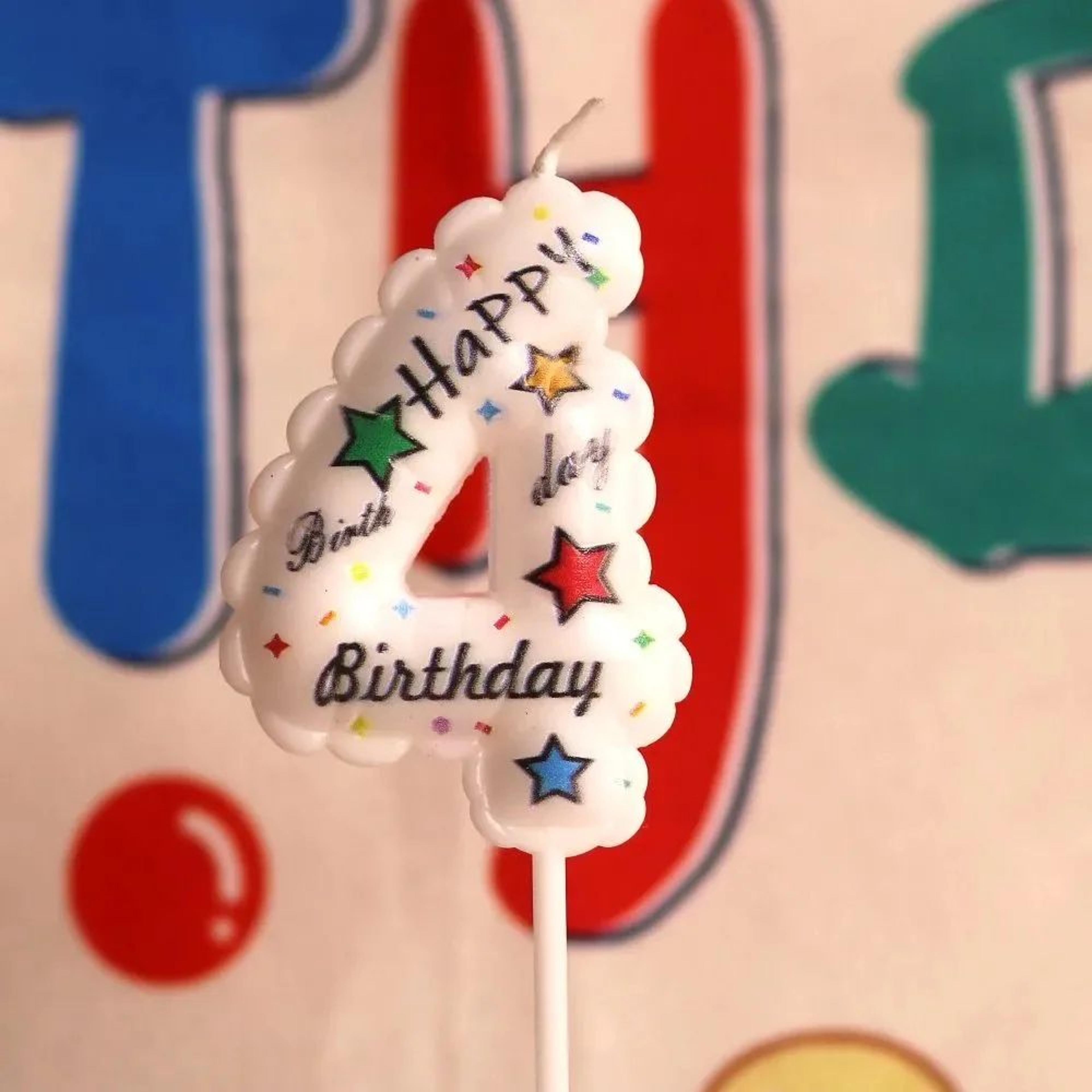 Happy Birthday Balloon Digital Candle  Reusable Cake Topper For Birthday Cakes Dessert Tables  Part 4
