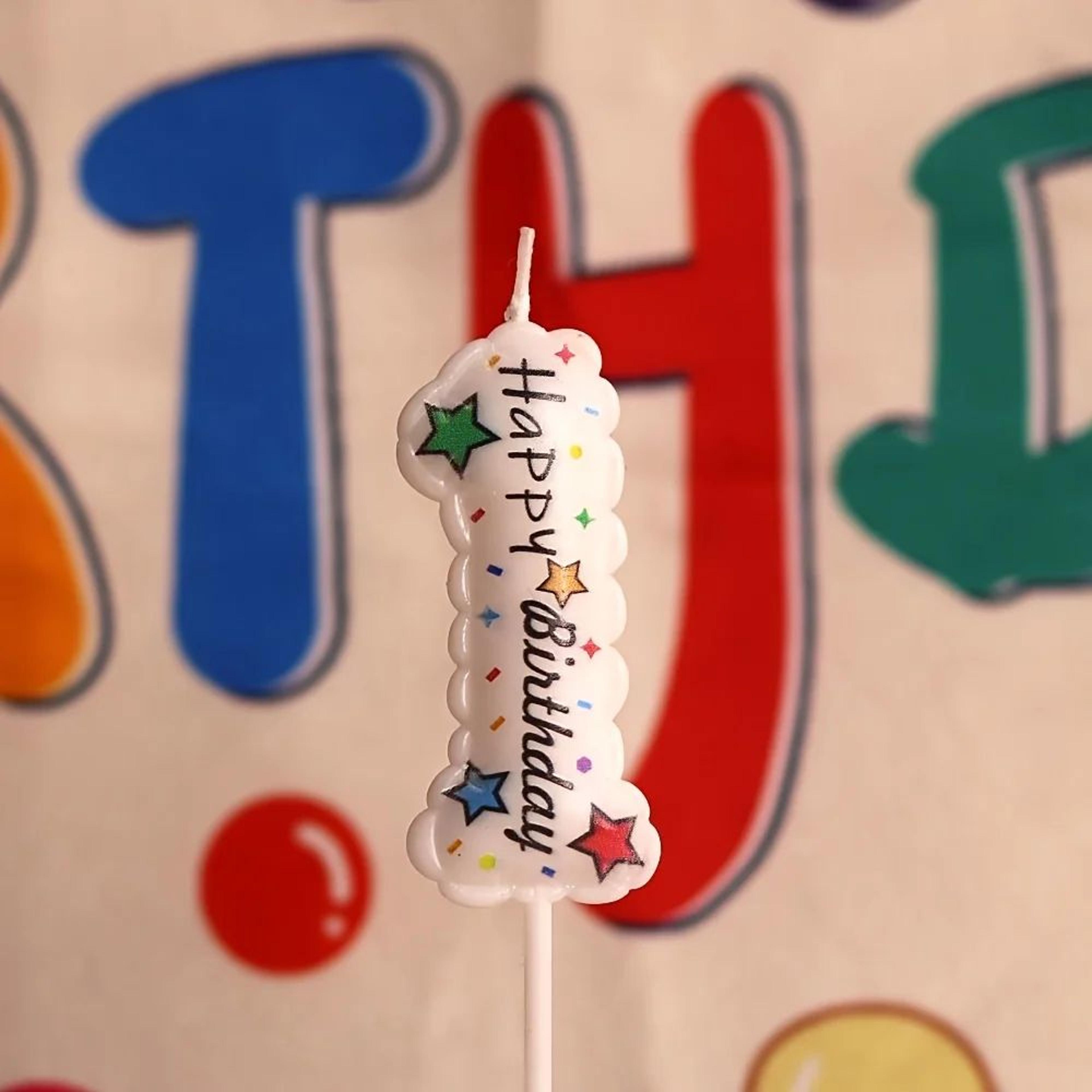 Happy Birthday Balloon Digital Candle  Reusable Cake Topper For Birthday Cakes Dessert Tables  Part 7