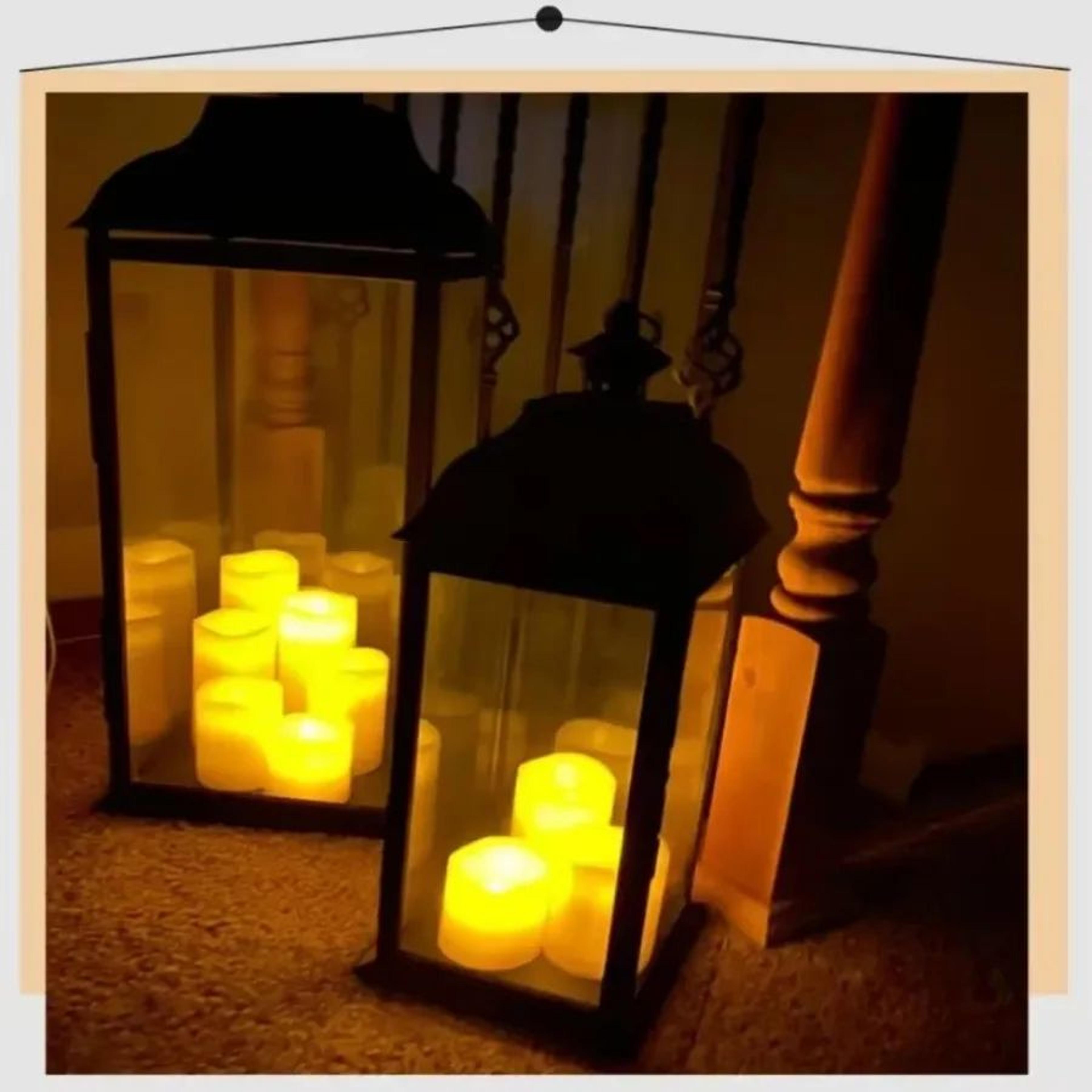 LED Flameless Flickering Tealight Candles  Battery Operated Warm White Lights For Christmas Wedding 4