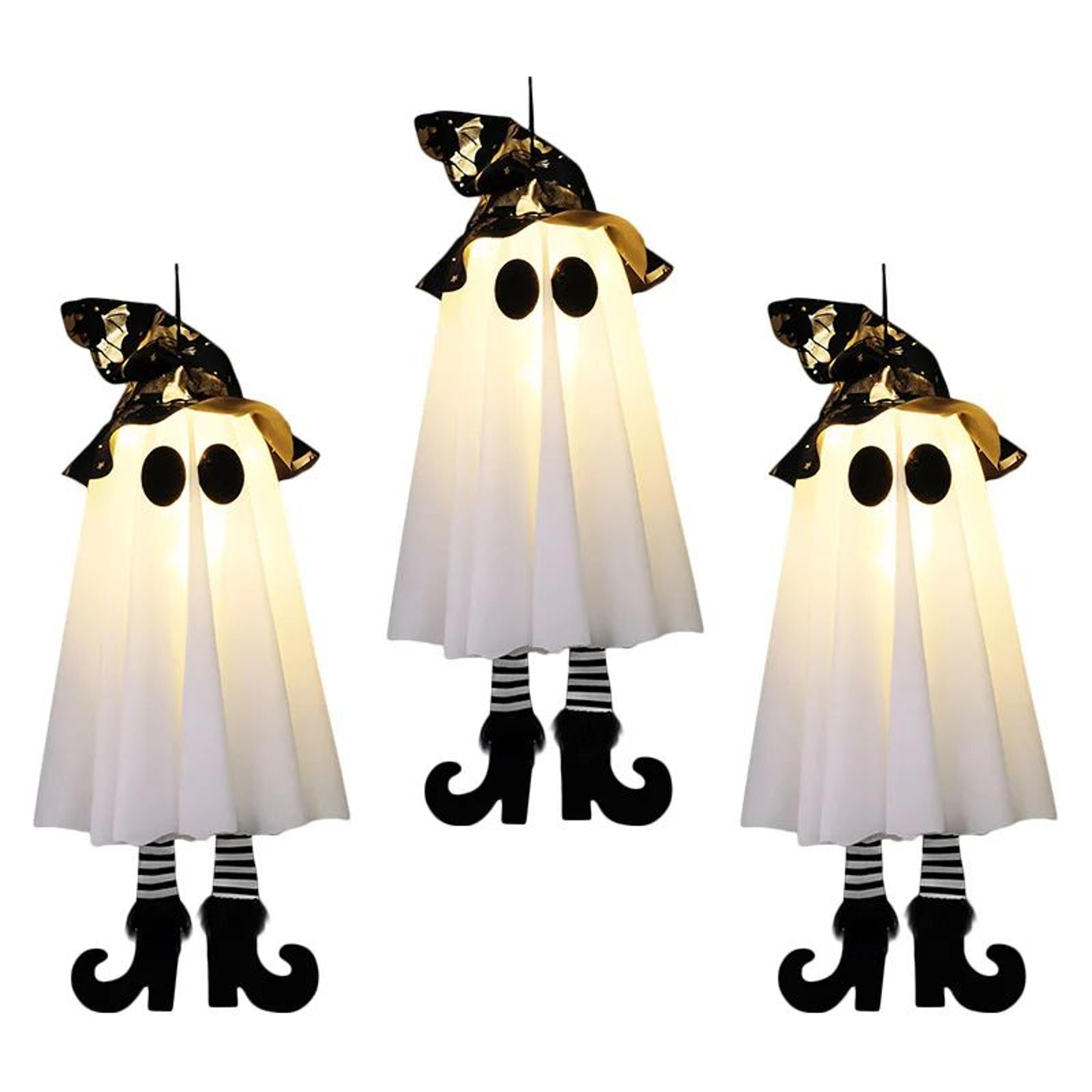 LED LightUp Hanging Witch Ghost  Halloween Scary Decoration For Indoor  Outdoor Parties 8