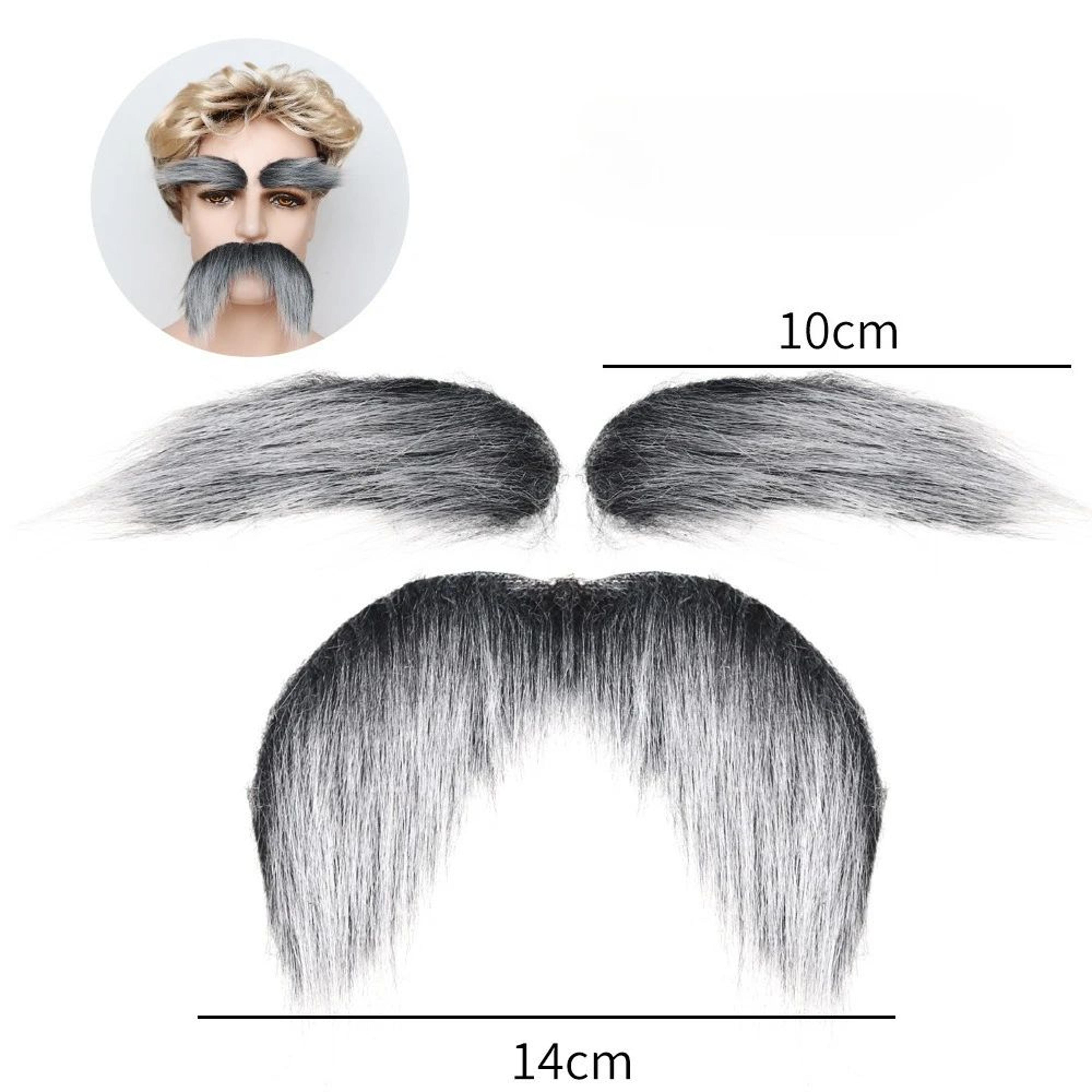 SelfAdhesive Fake Mustache  Eyebrow Set  Costume Beard Props For Halloween Santa  Cosplay 9