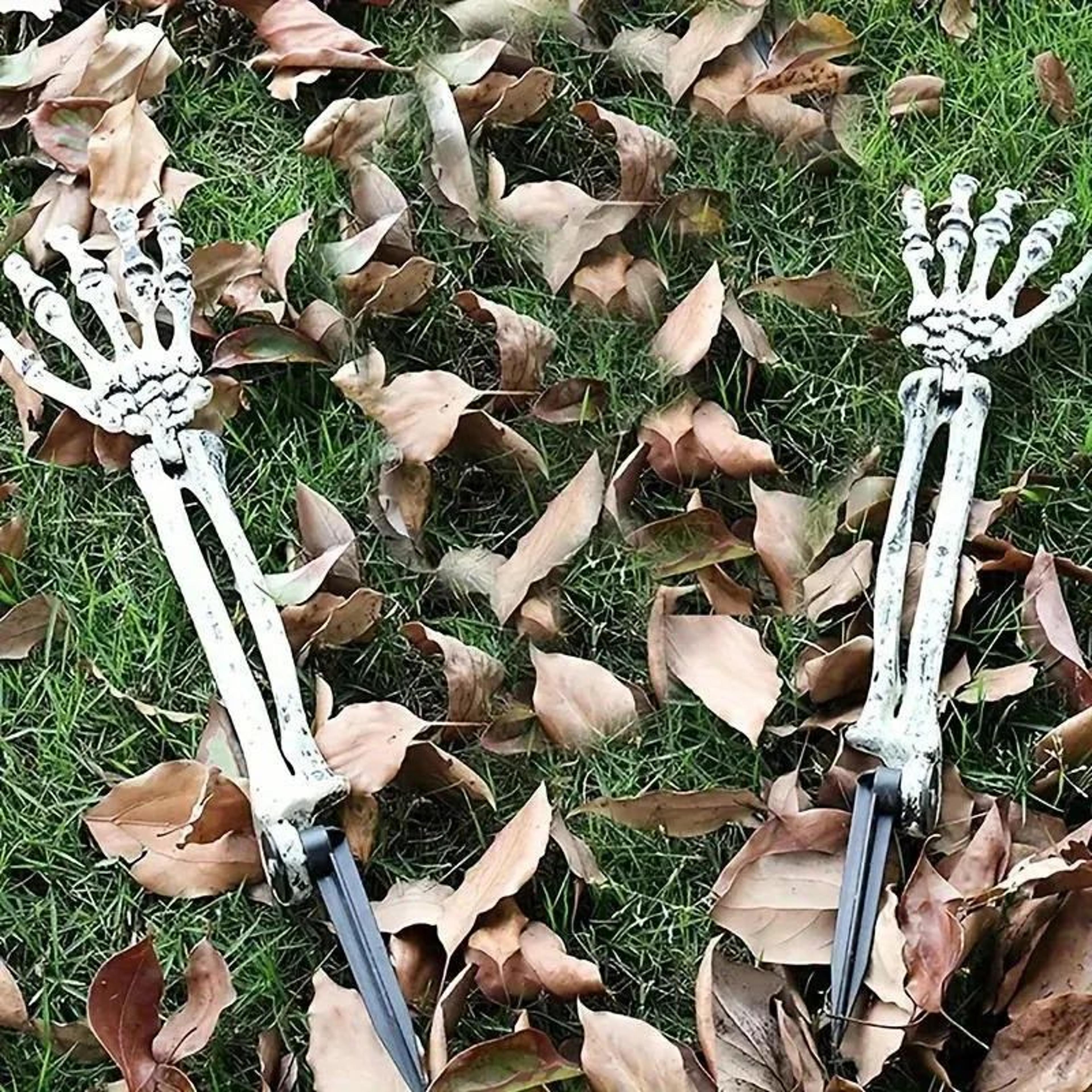 Skeleton Skull  Hand Garden Stakes  Halloween Yard Ground Decorations  Outdoor Party Decor 4
