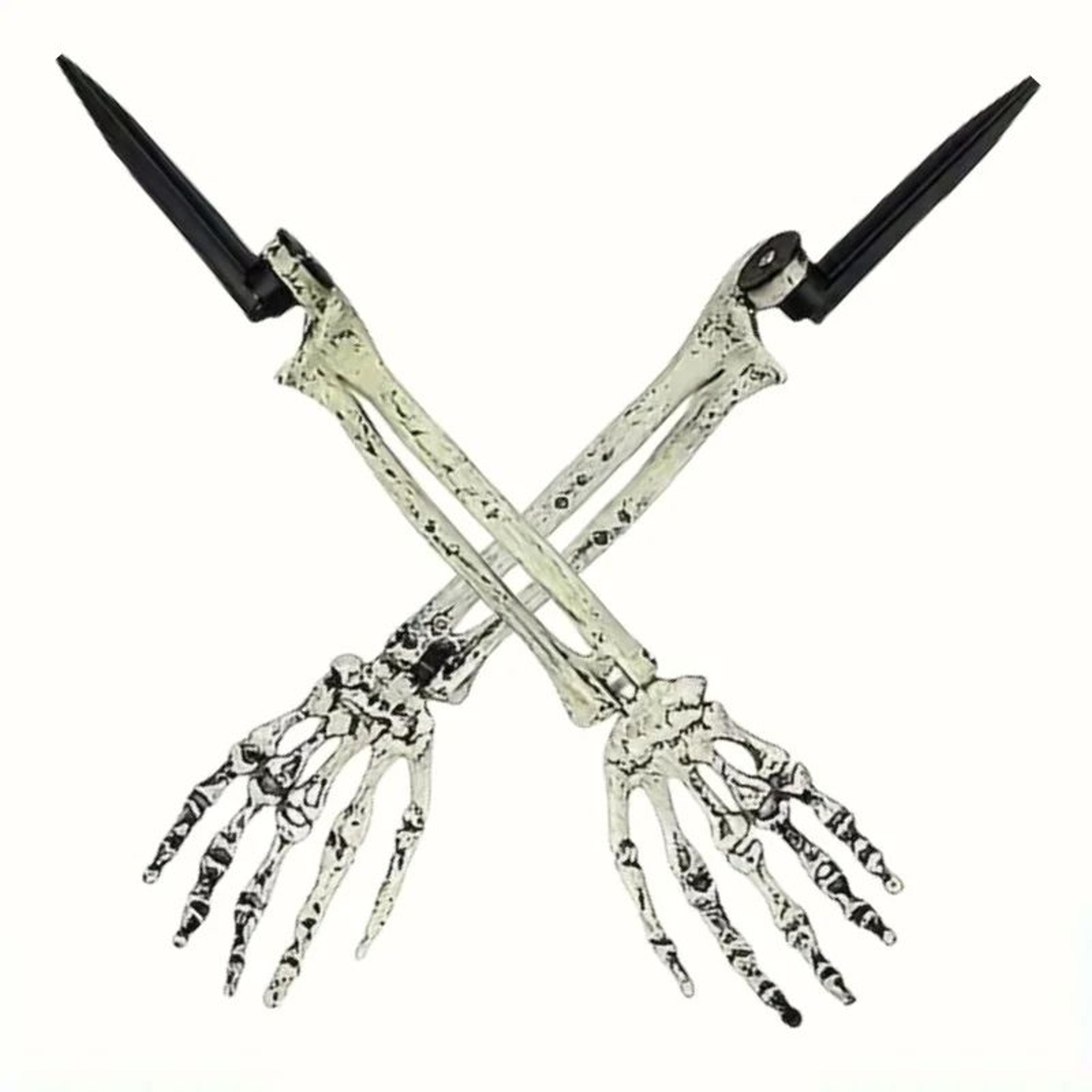 Skeleton Skull  Hand Garden Stakes  Halloween Yard Ground Decorations  Outdoor Party Decor 7
