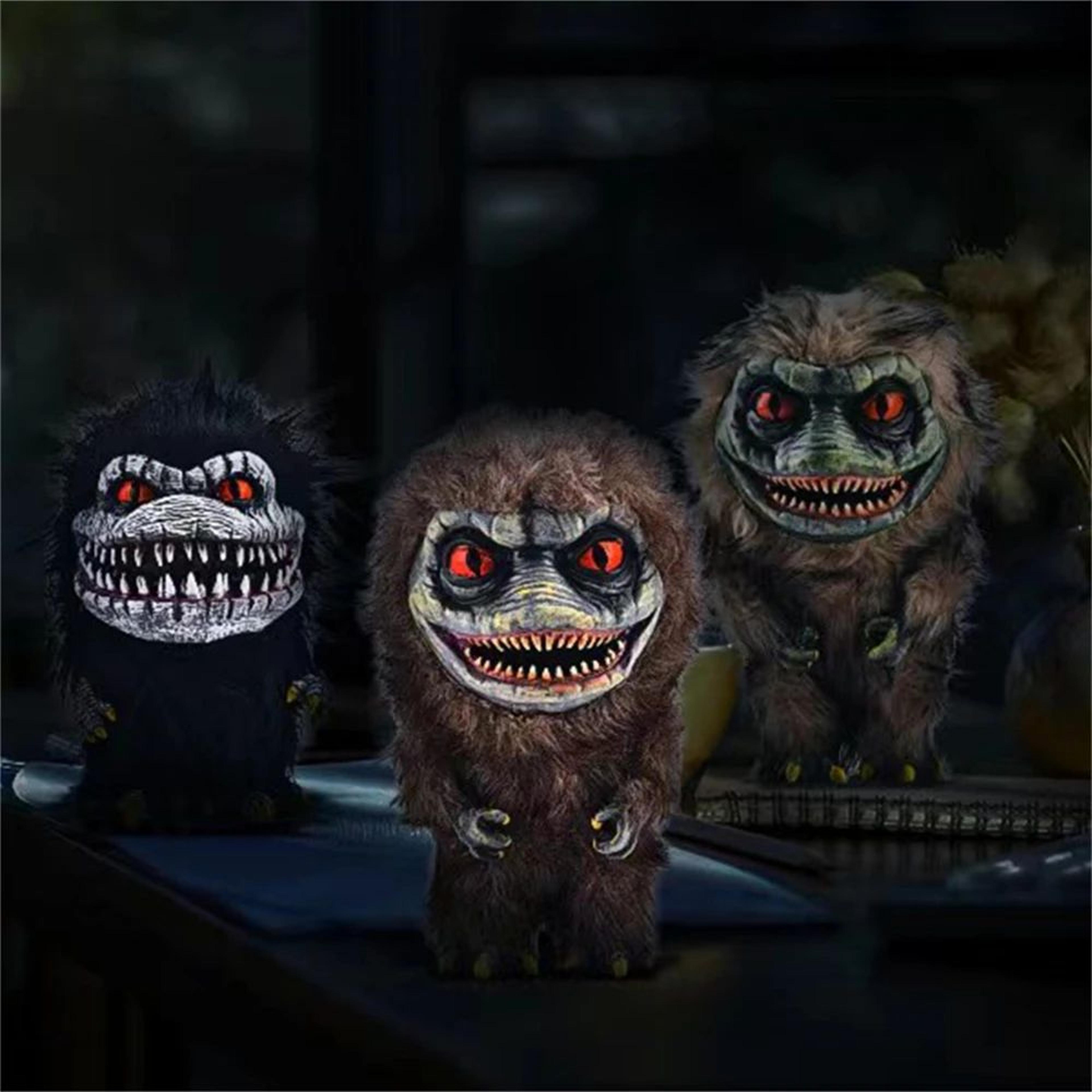 creepy alien monster plush doll – horror creature stuffed toy, halloween party prop & funny ugly critter