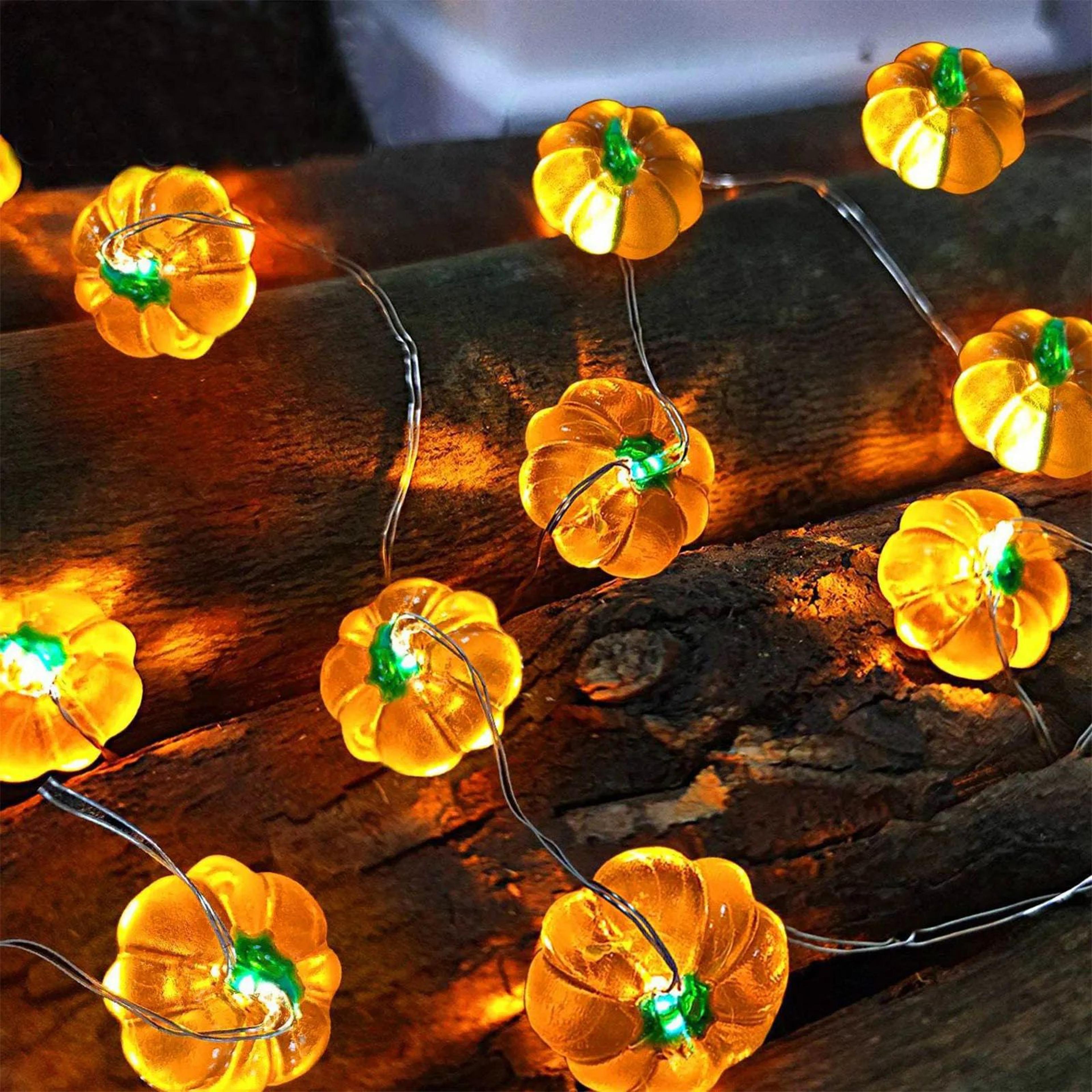 Halloween Pumpkin Eyeball LED String Lights  USB Decorative Fairy Lights For Party Home  Bar Decor 0