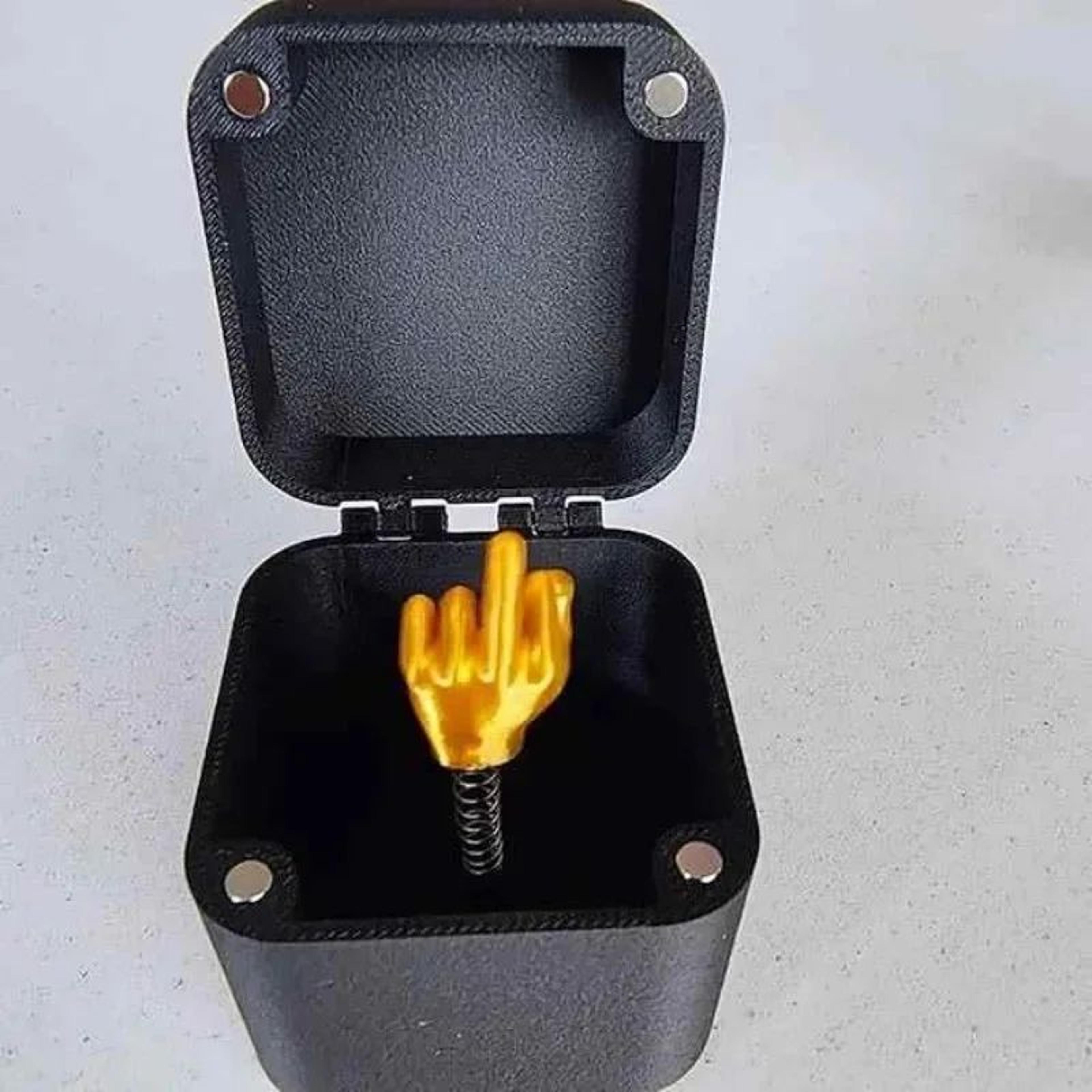 PopUp Middle Finger Prank Gift Box  Funny Novelty Desk Decor  Gag Gift 4
