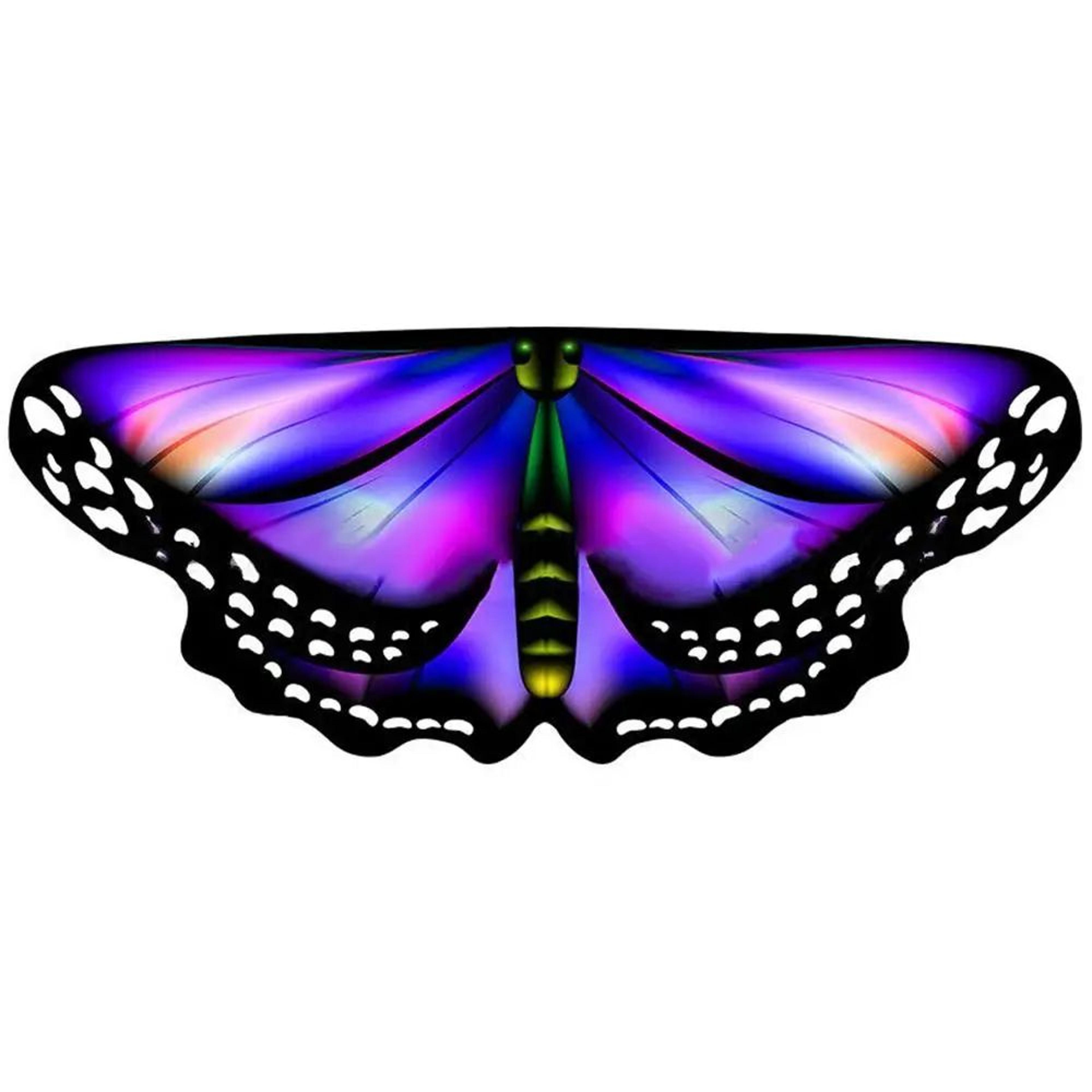 Kids Colorful Butterfly Wings Cape  Fairy Shawl Pixie Costume Cloak For DressUp Parties  Holiday Fu 7
