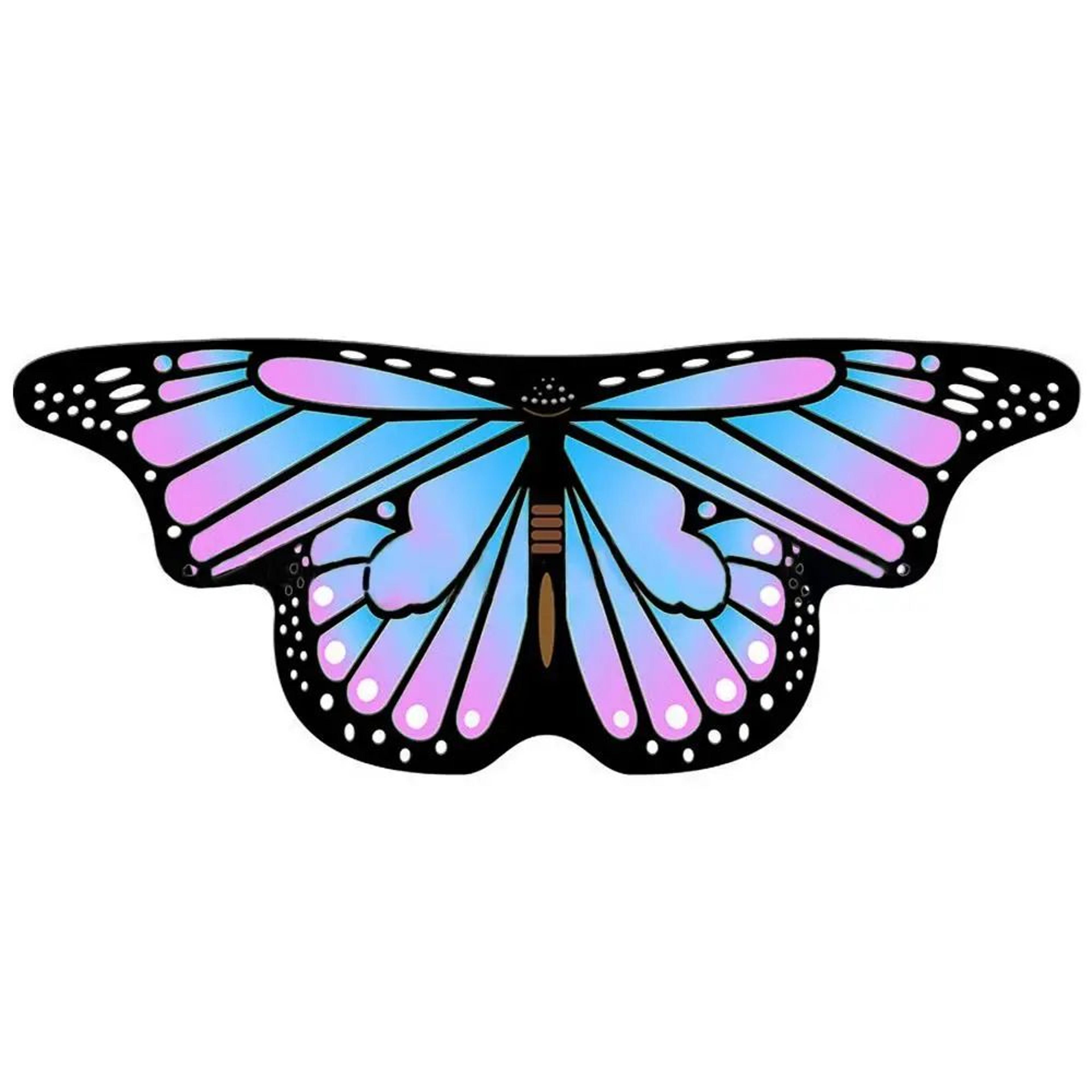Kids Colorful Butterfly Wings Cape  Fairy Shawl Pixie Costume Cloak For DressUp Parties  Holiday Fu 13