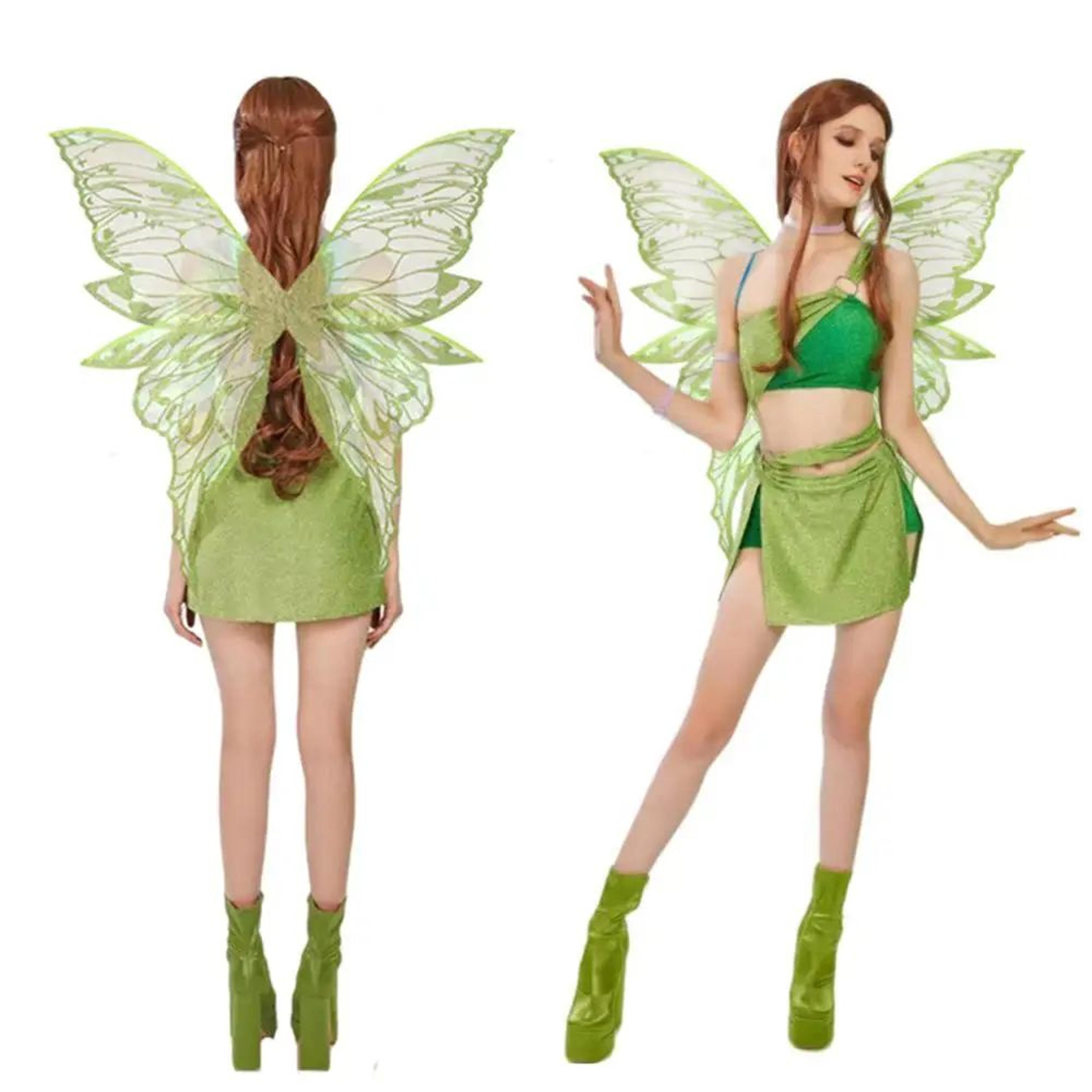 Sparkling Fairy Wings Costume  Organza Angel  Butterfly Wings For Halloween DressUp Parties  Cospla 1
