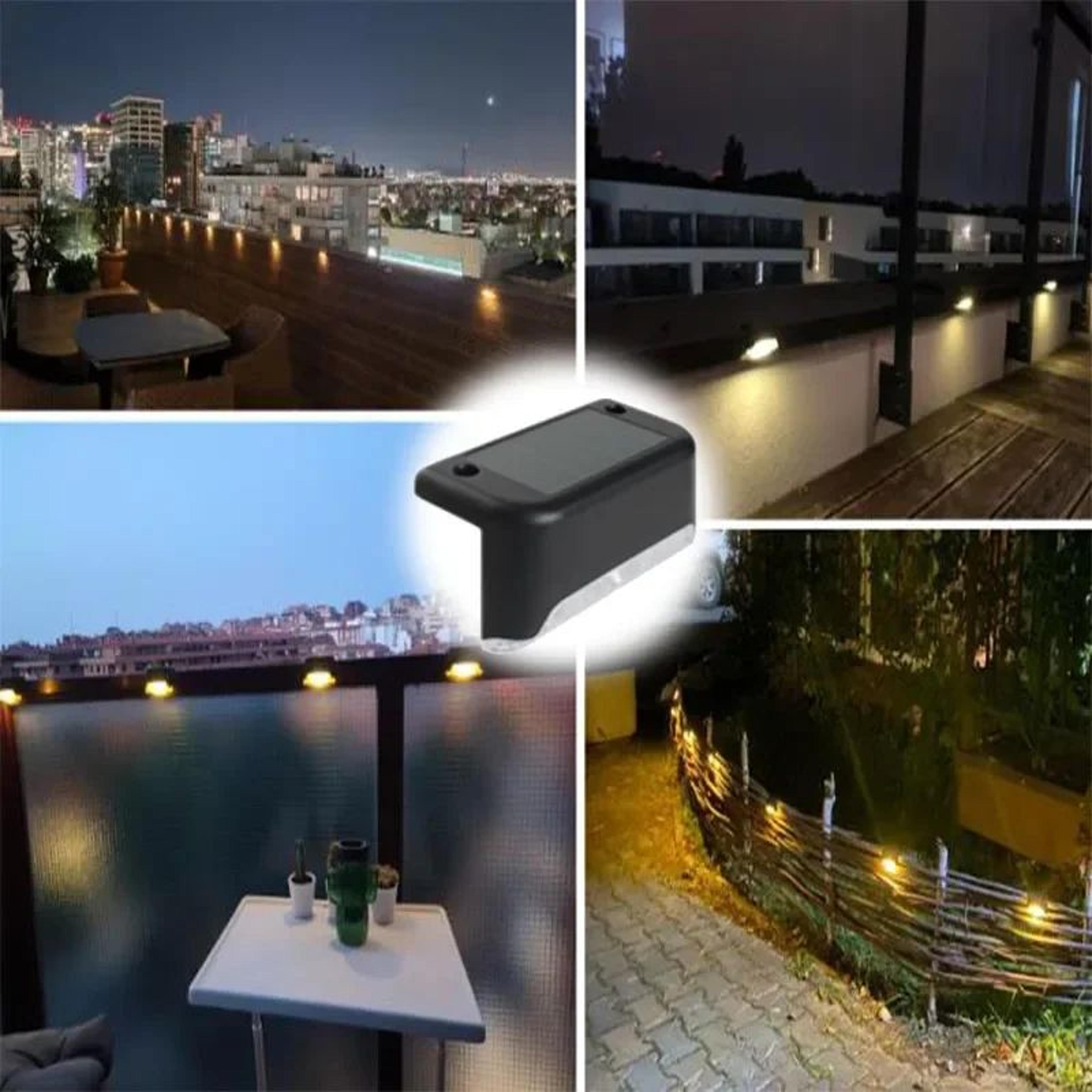 LED Solar Stair Light Waterproof Outdoor Step Lamp For Patio Garden Deck Fence  Walkway 7