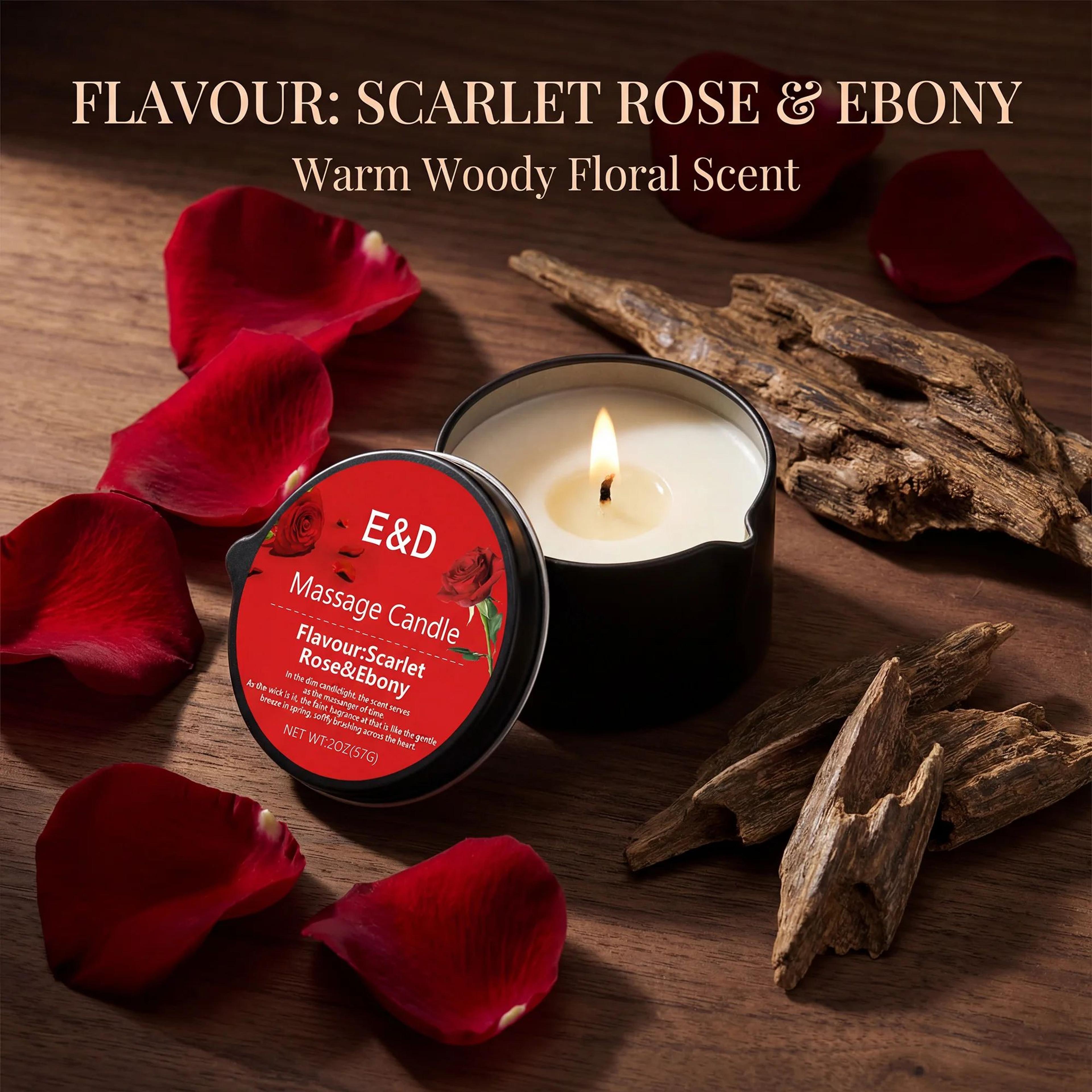 Massage Oil Candle  Aromatherapy Scented Spa Candle For Stress Relief  Skin Moisturizing 1