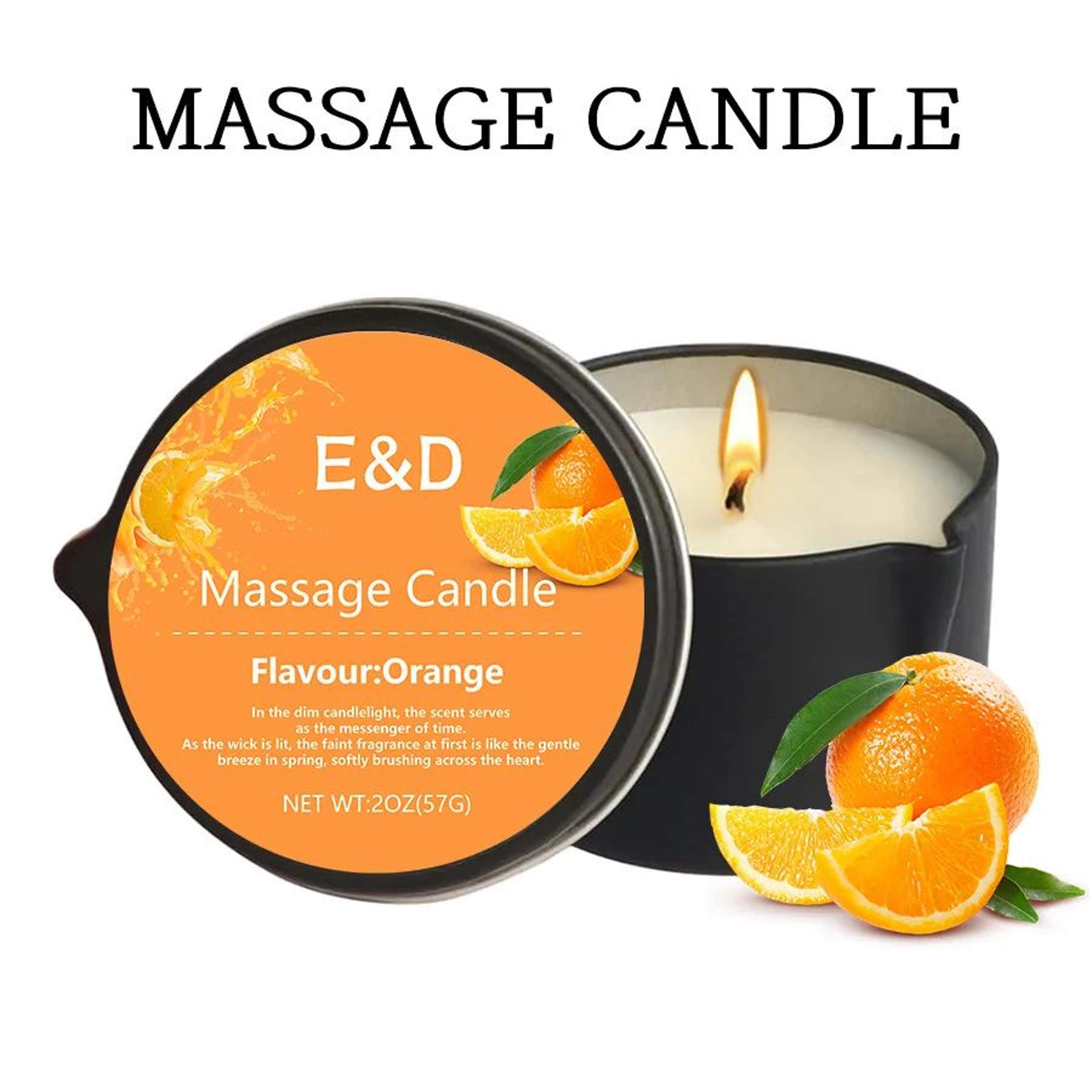 Massage Oil Candle  Aromatherapy Scented Spa Candle For Stress Relief  Skin Moisturizing 19