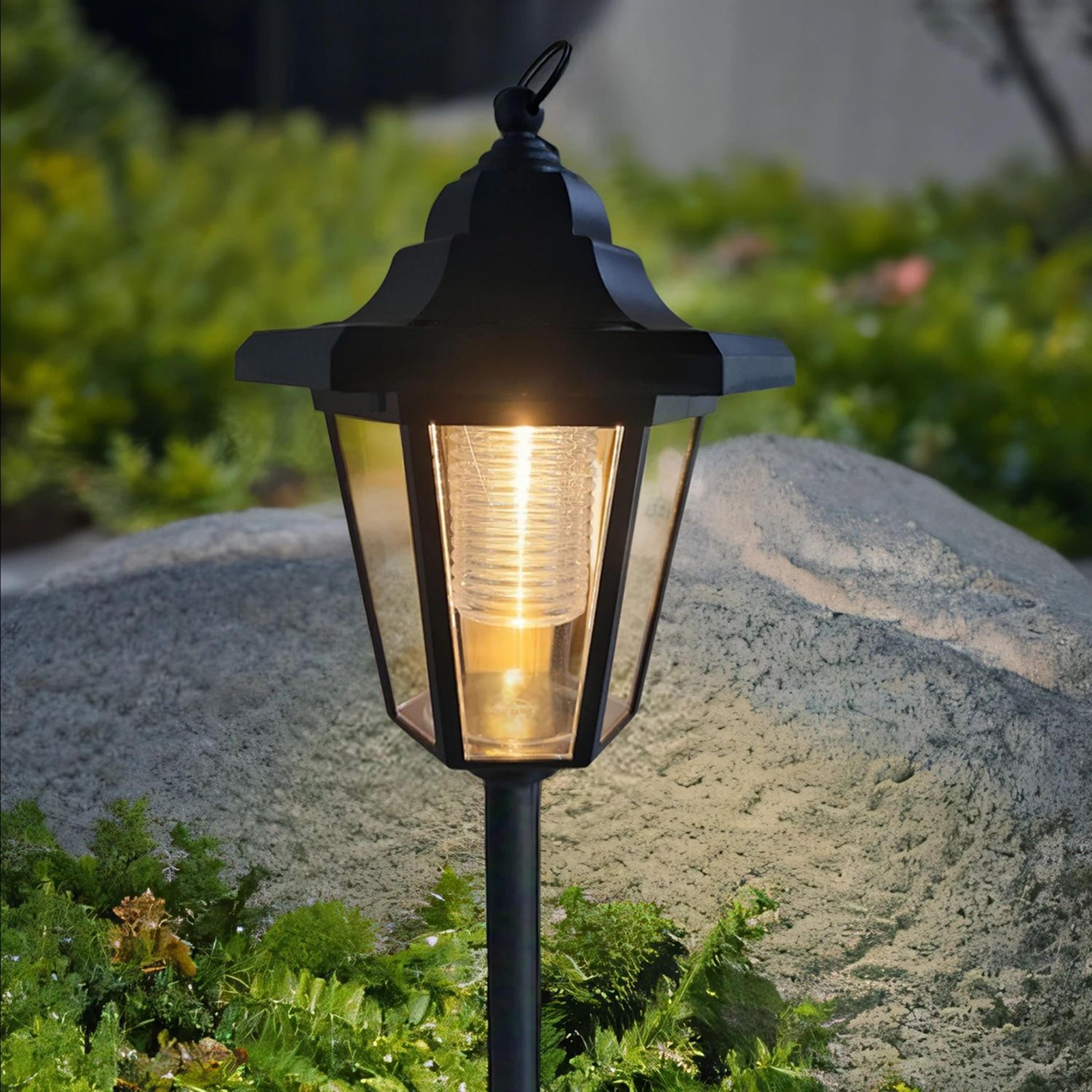 Hexagonal Solar Path Lights  Outdoor Hanging Lanterns Waterproof Garden Walkway  Landscape Lighting 6