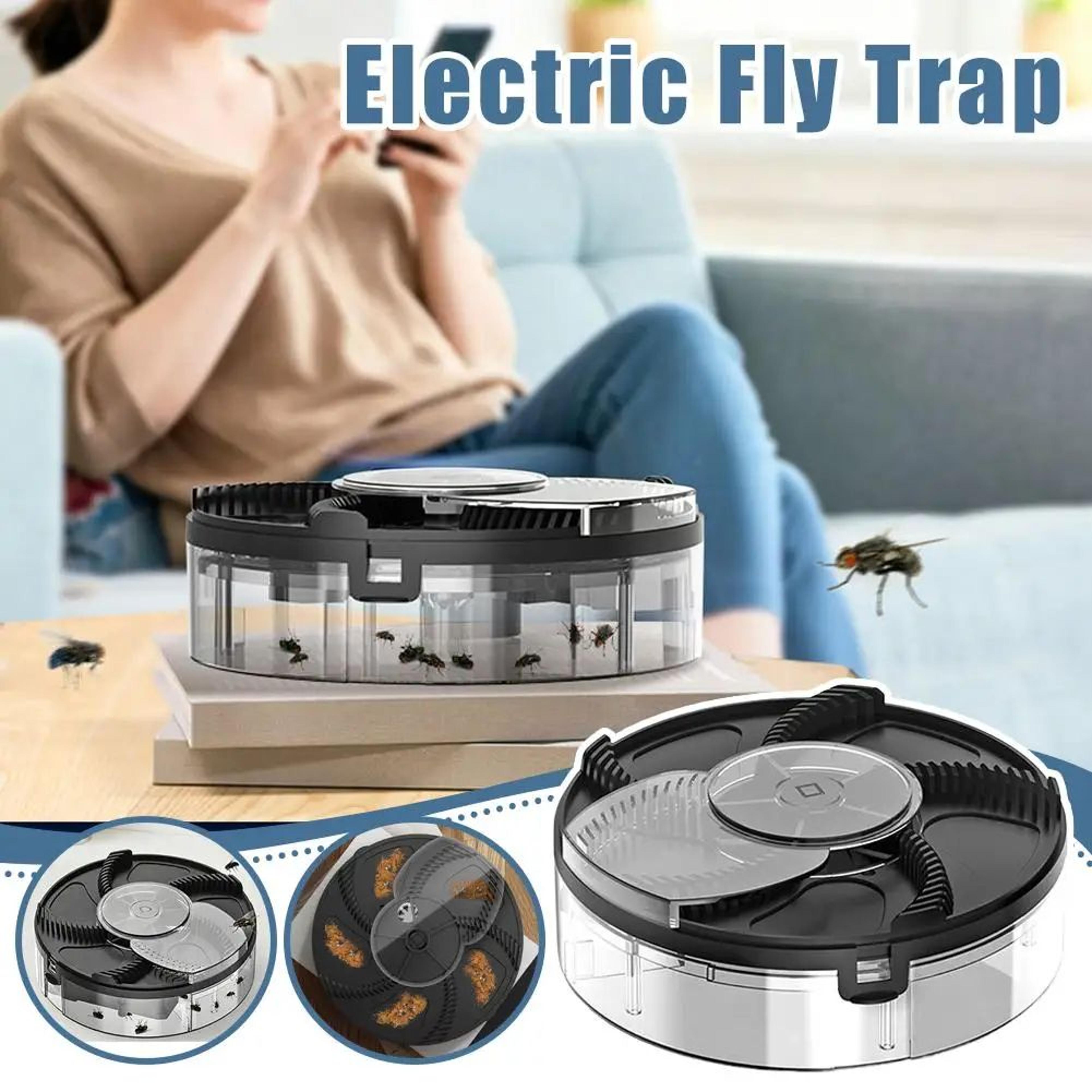 USB Automatic Electric Fly Trap  Smart Rechargeable Mosquito  Flying Insect Catcher With Removable  1
