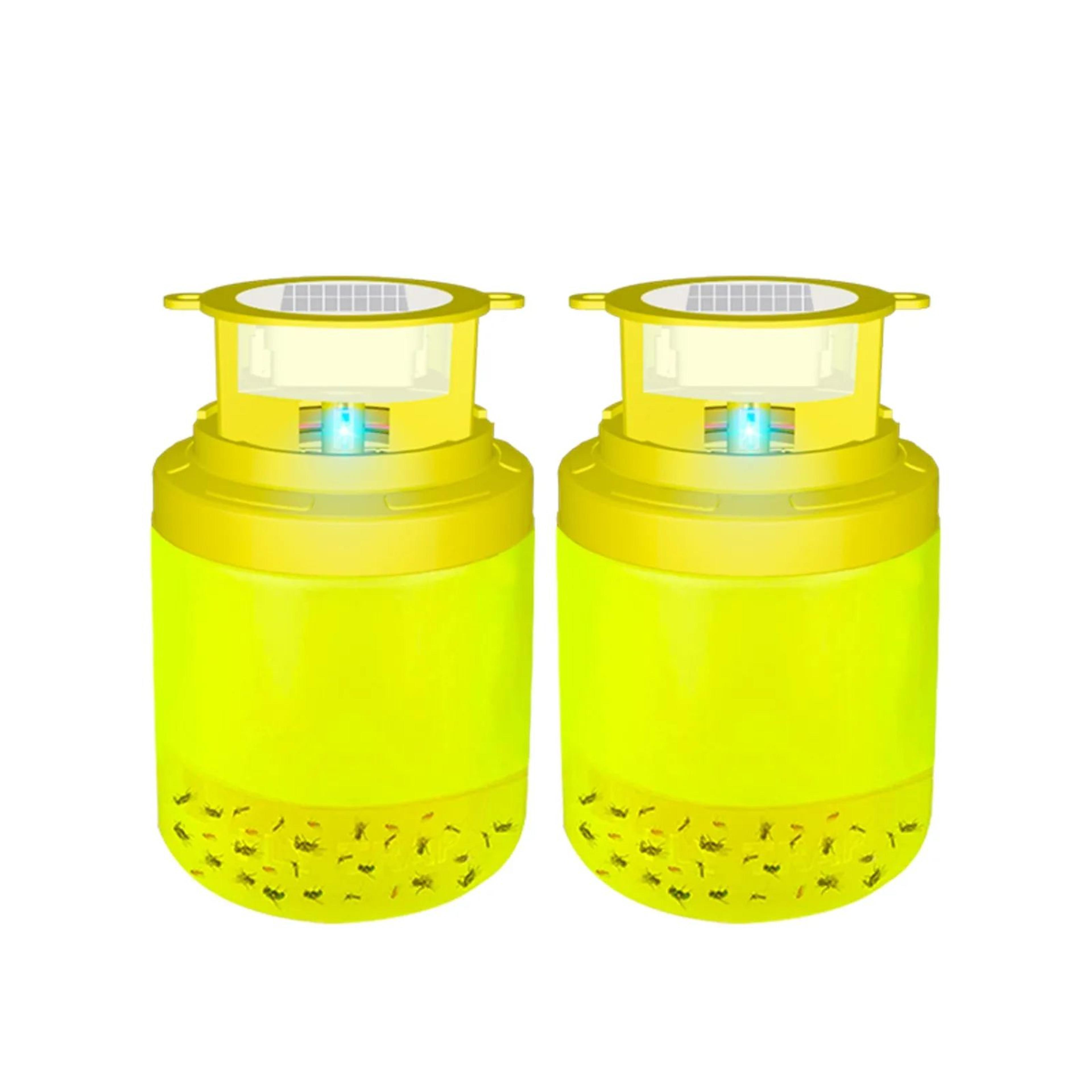 Solar Powered LED Fly Trap  Waterproof Outdoor Hanging Insect Trap For Gardens Farms  Camping 2