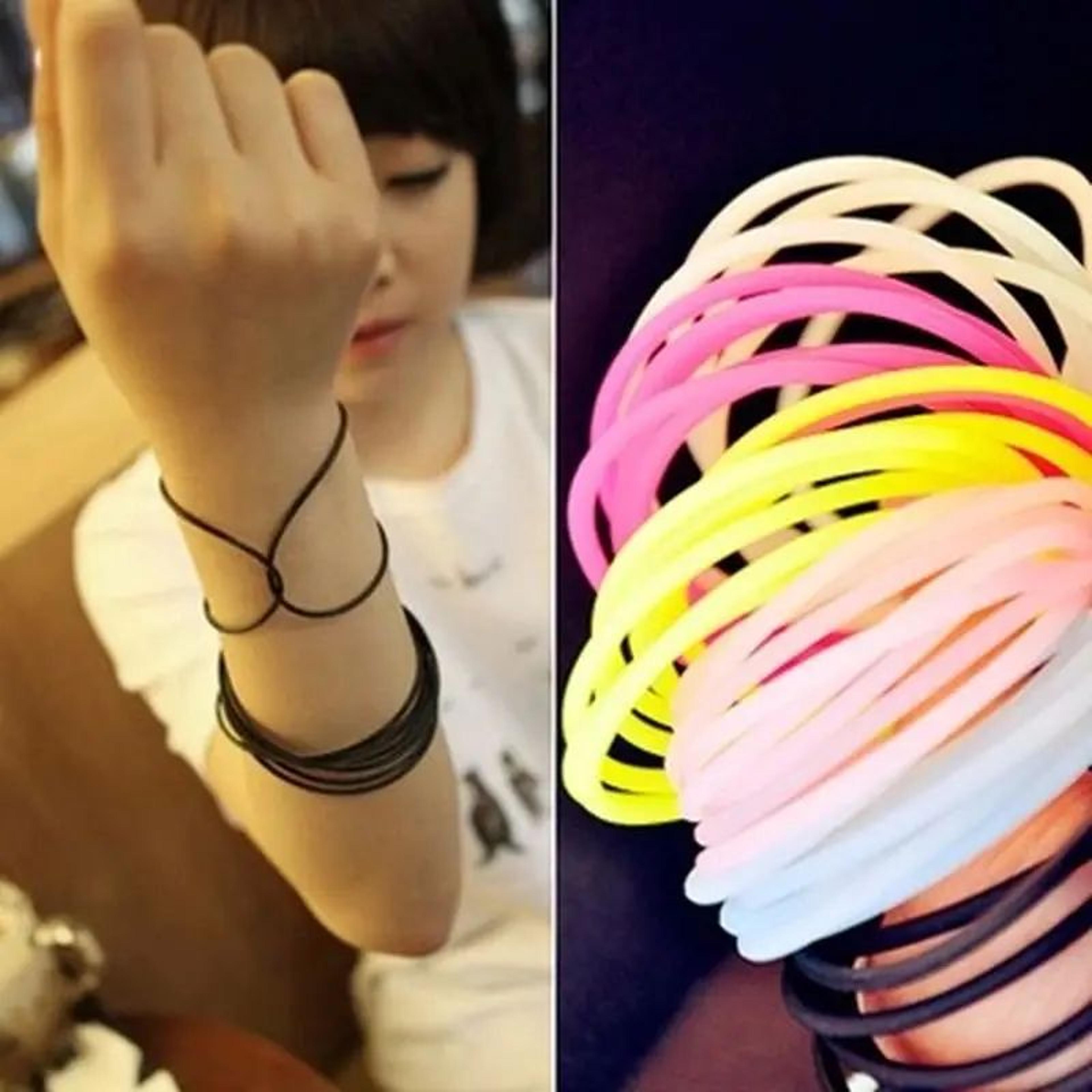 Adult Neon Silicone Wristband Bracelet  GlowintheDark Rubber Bangle For Sports Parties  Everyday We 1