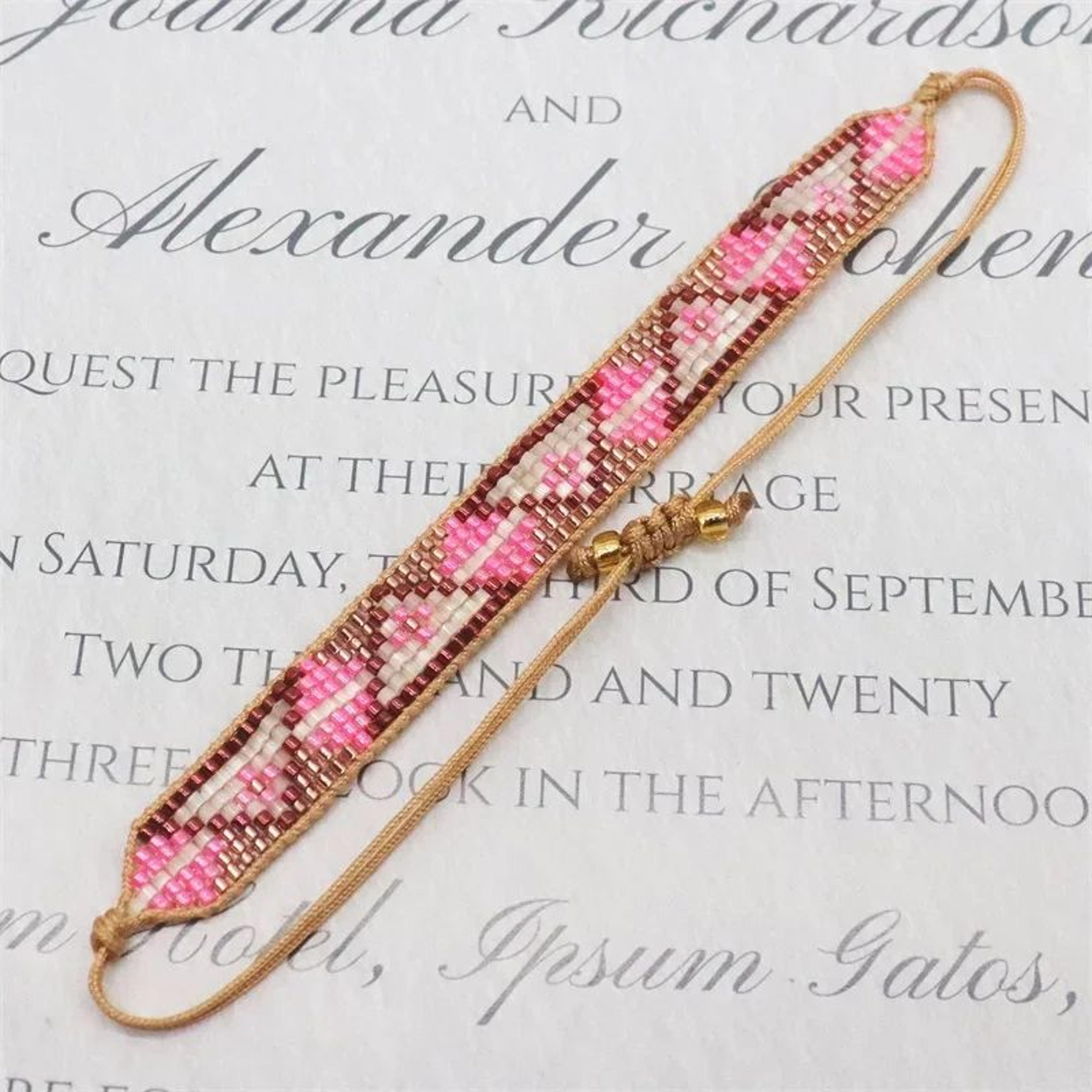 ALIYA Miyuki Beaded Bracelet  Boho Rhinestone Stretch Bracelet For Women Handmade Fashion Jewelry G 8