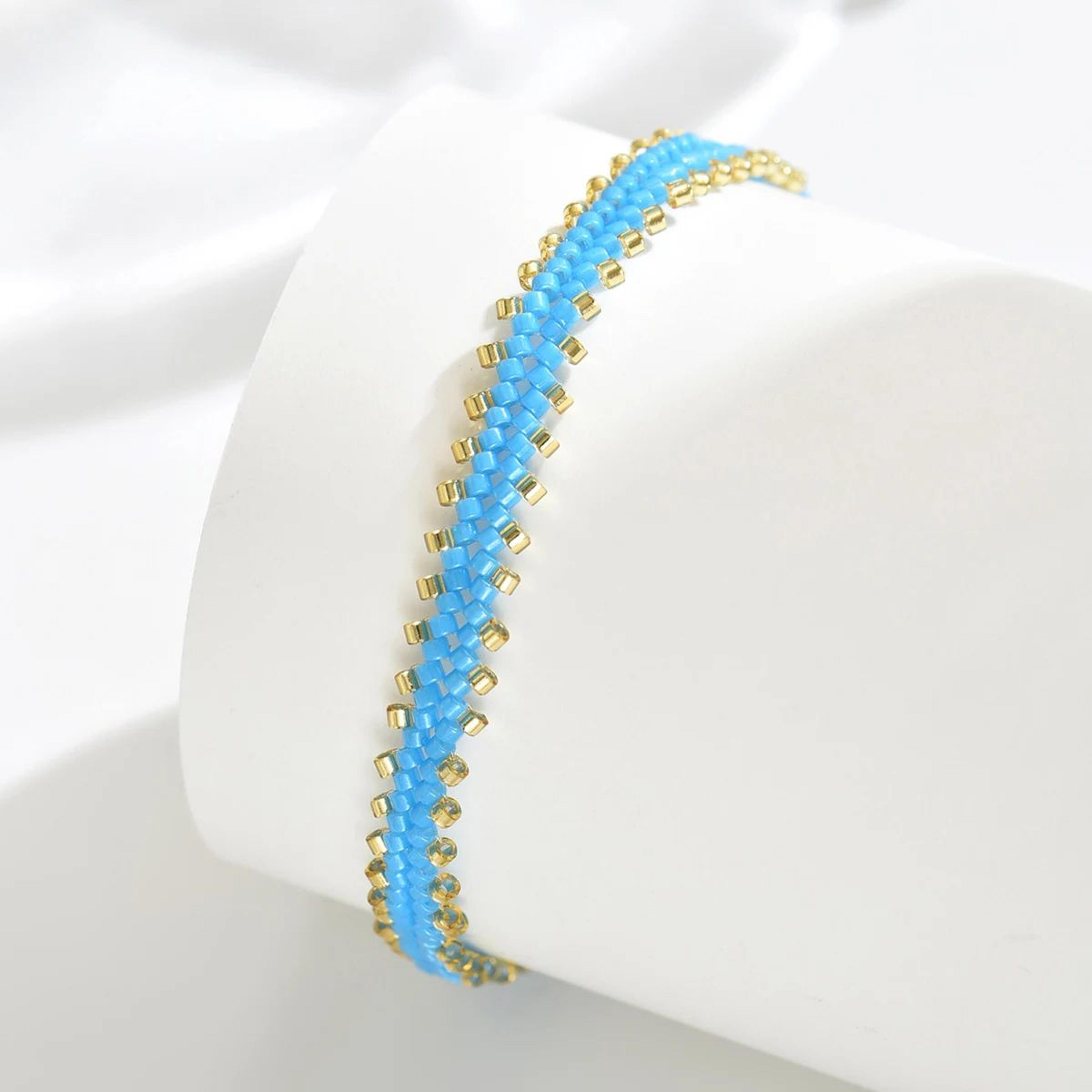 ZHONGVI Bohemian Braided Chain Bracelet  Stainless Steel Minimalist Bangle For Women Adjustable Eve 13