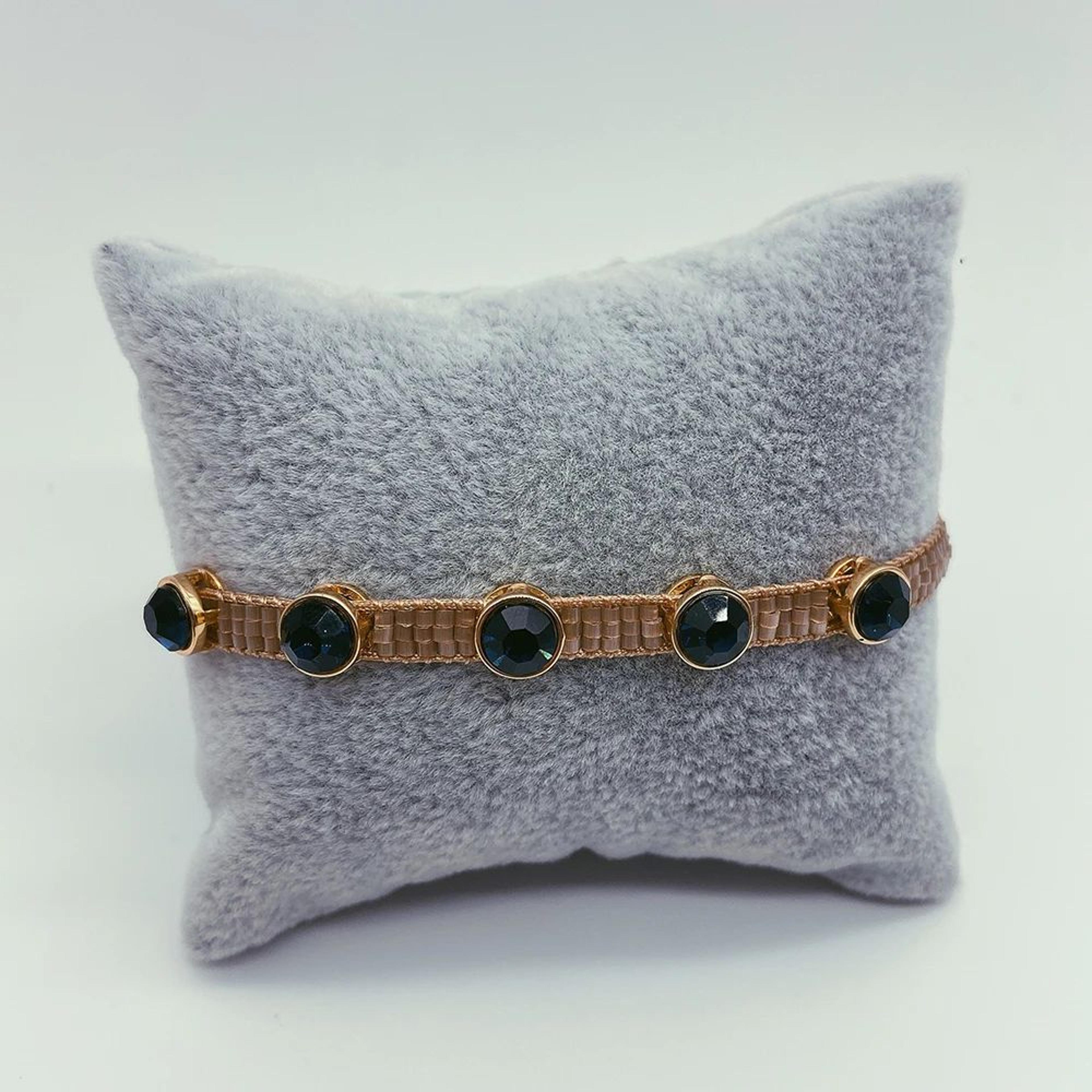 BLUESTAR Miyuki Evil Eye Beaded Bracelet  Handmade Boho Crystal Hamsa Hand Adjustable Bracelet For  10