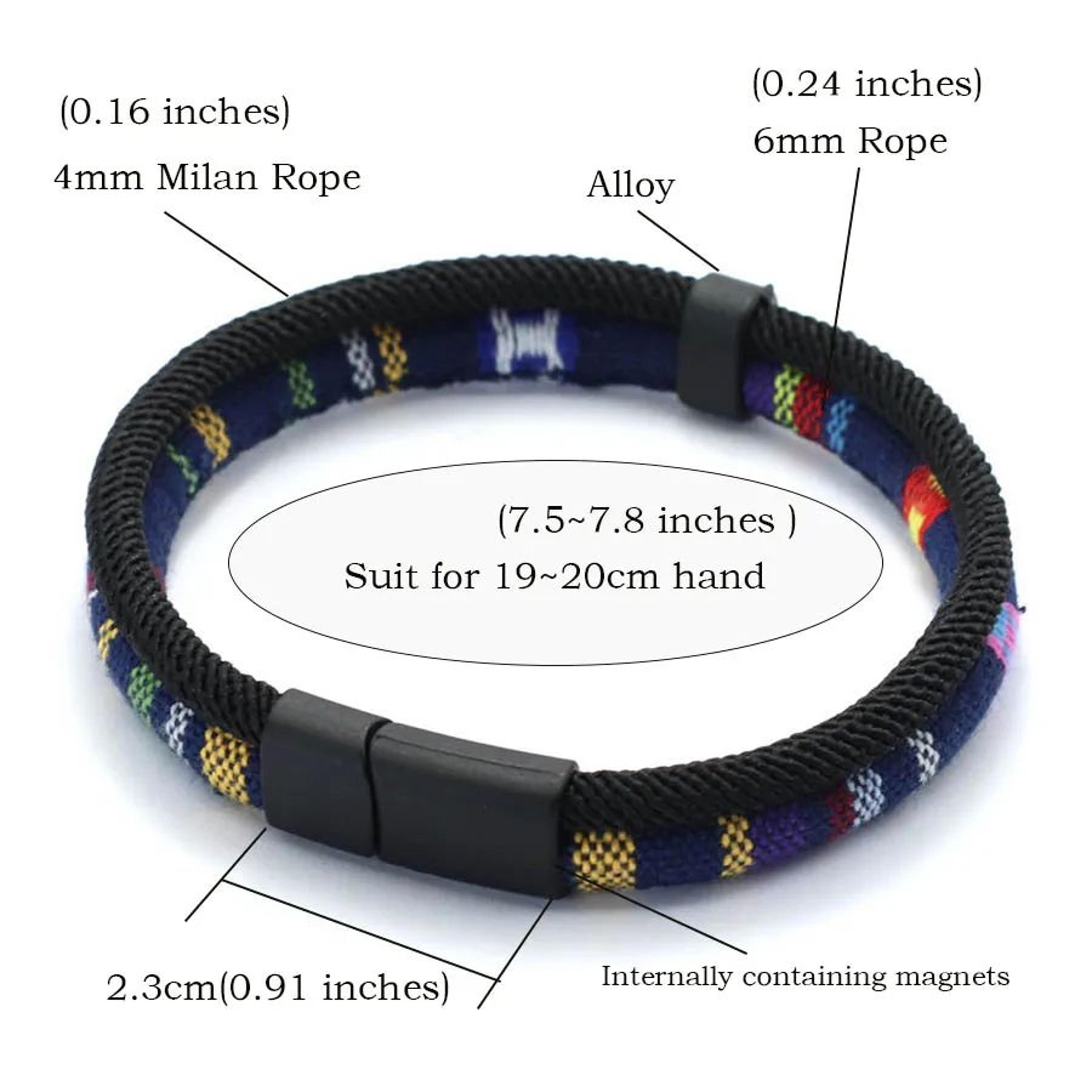 Handmade Tibetan Rope Bracelet  Adjustable Ethnic Meditation Yoga Fabric Bracelet For Men 5