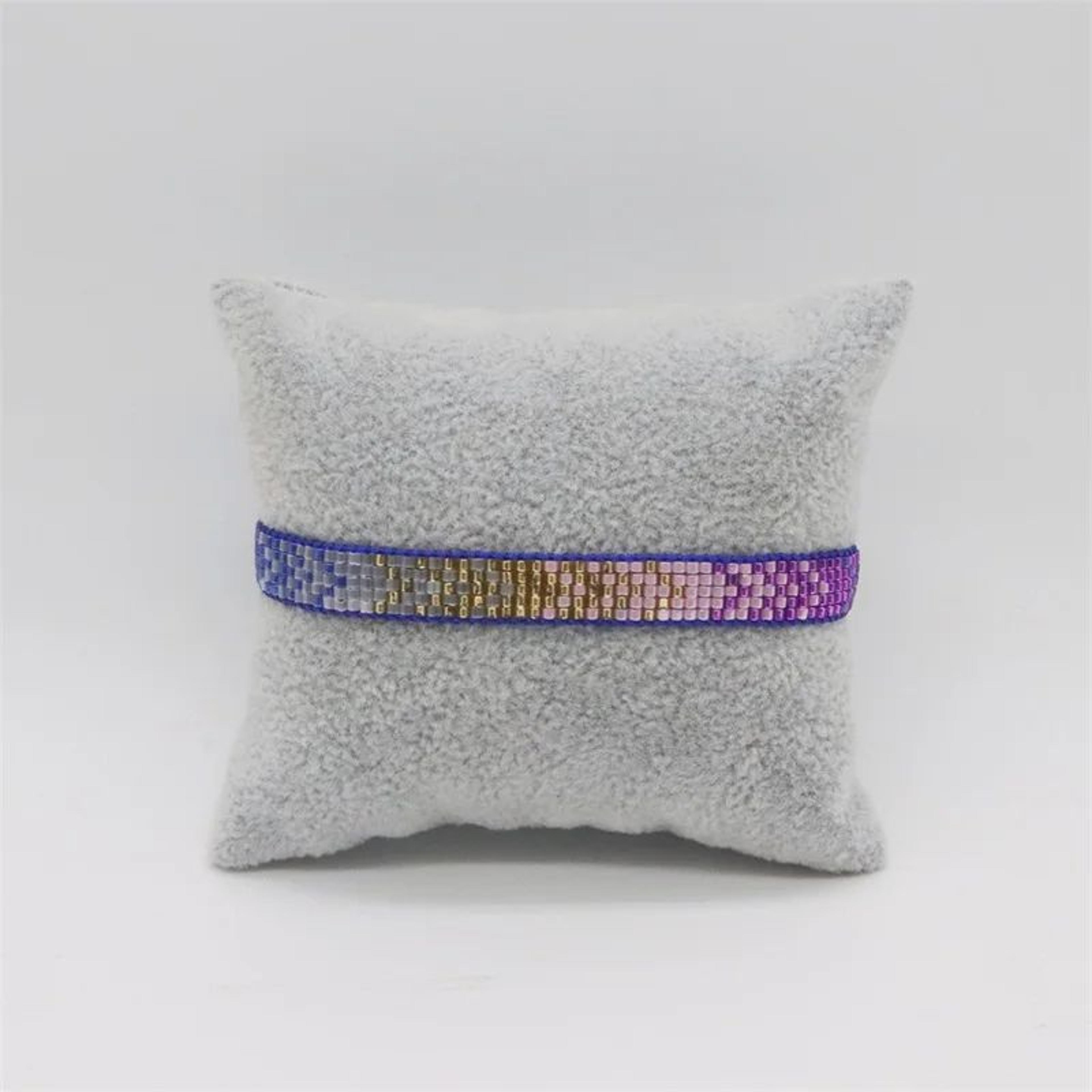 Handmade Miyuki Seed Bead Arrow Pattern Bracelet  Woven Boho Beaded Strand Bracelet For Women 15