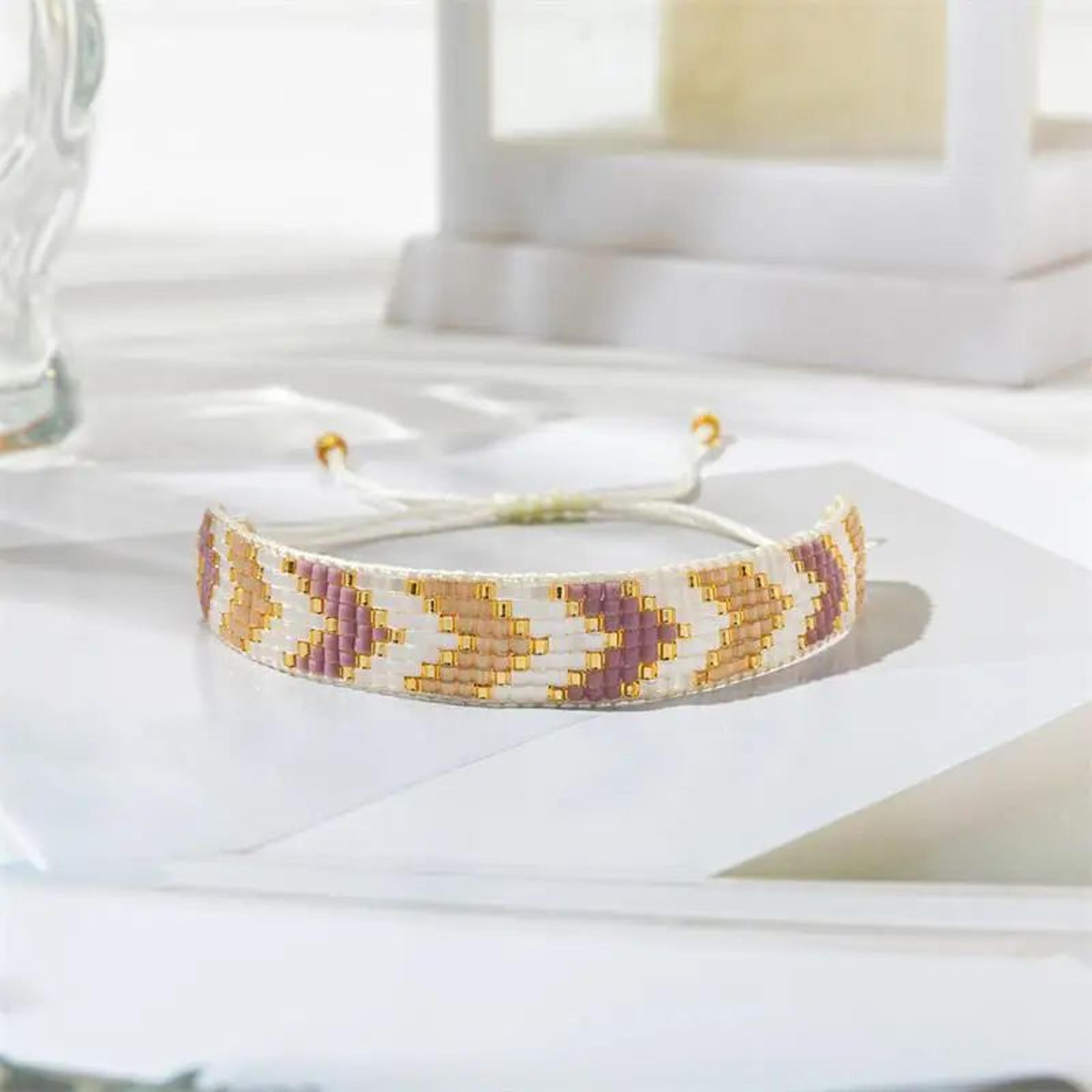 Boho Beaded Bracelet For Women  Adjustable Colorful Rope Friendship Bracelet Fashion Jewelry 2