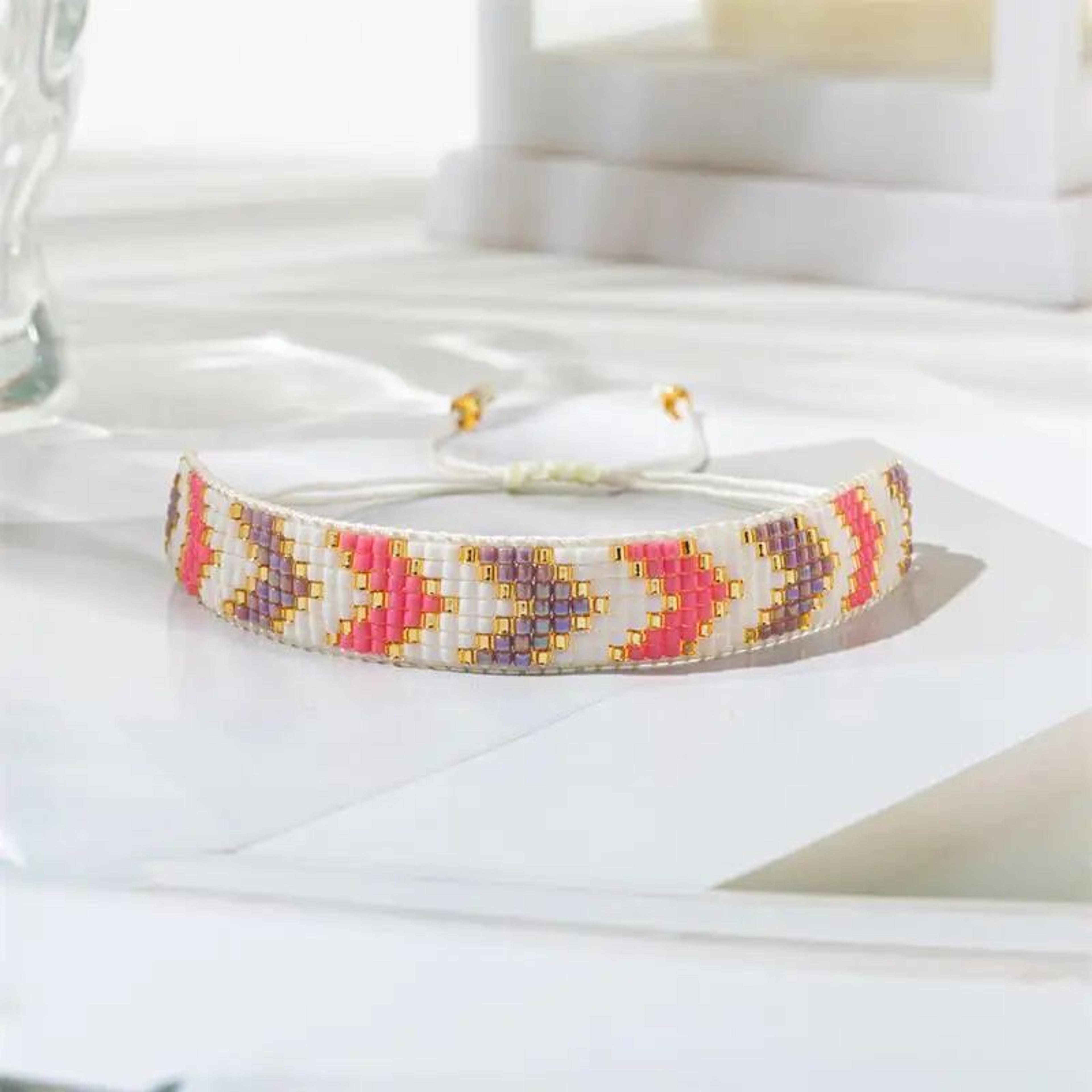 Boho Beaded Bracelet For Women  Adjustable Colorful Rope Friendship Bracelet Fashion Jewelry 12