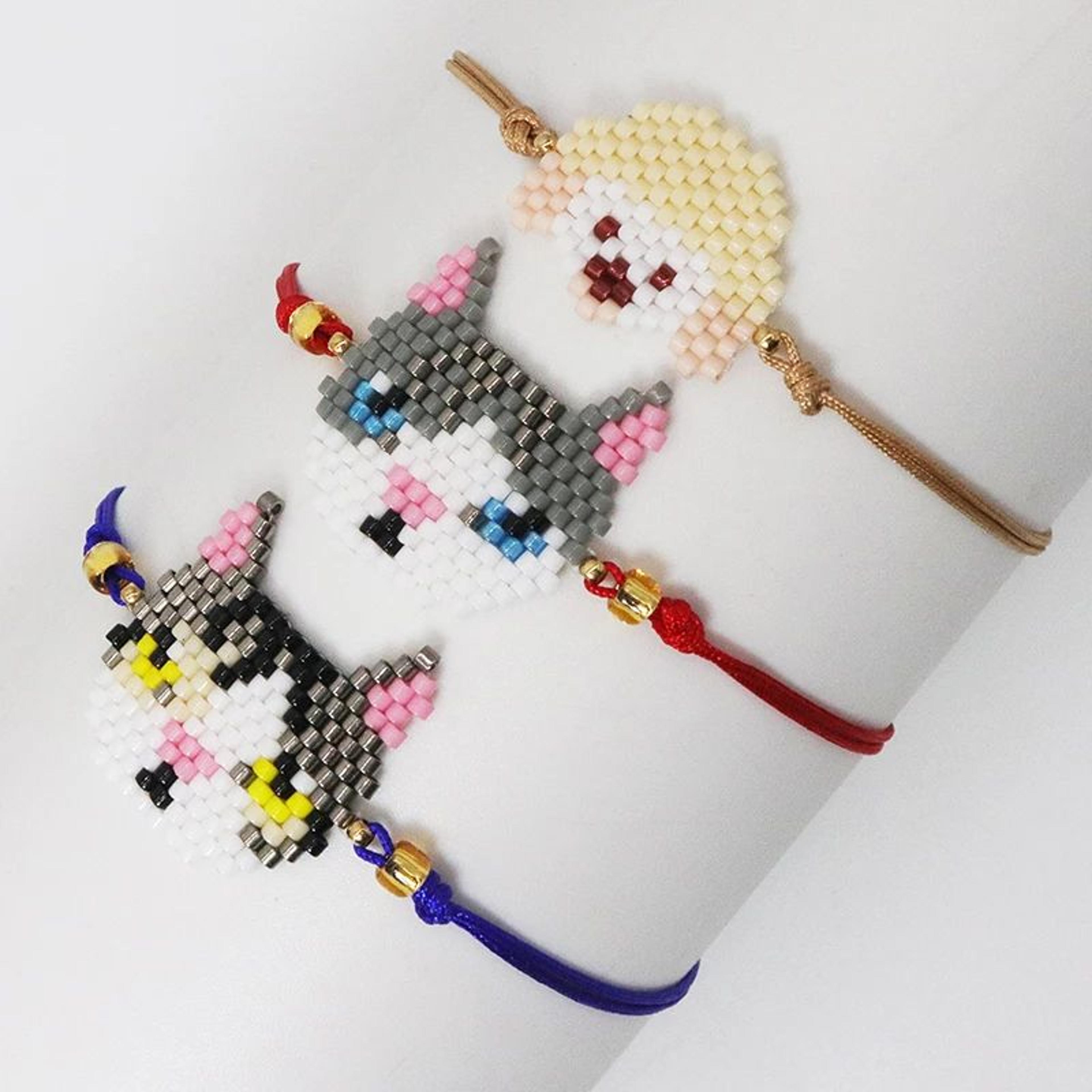 Cute Animal Miyuki Beaded Bracelet  Handmade Adjustable Bracelet For Girls With Colorful Bead Jewel 2