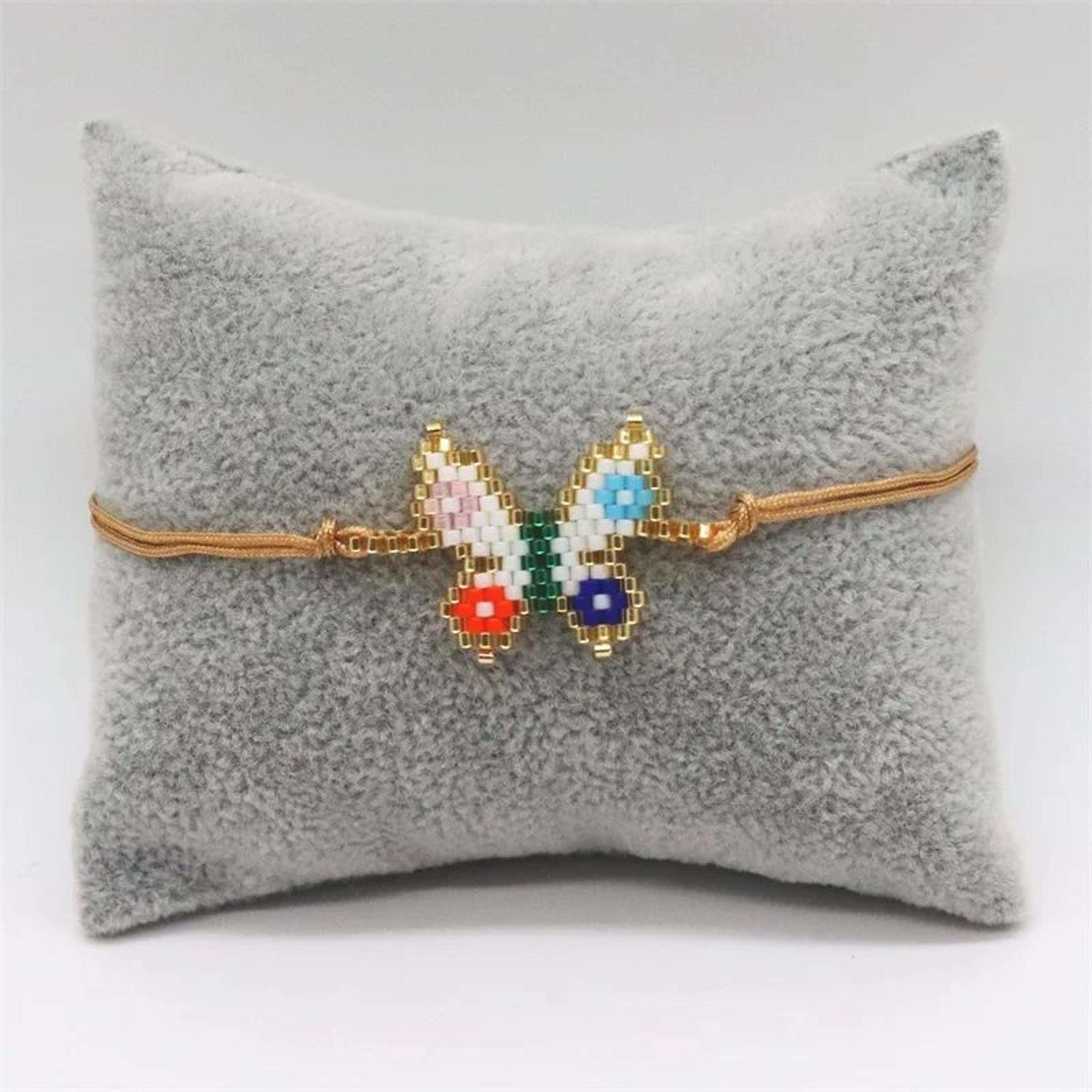 Handmade Miyuki Butterfly Beaded Bracelet  Adjustable Boho Friendship Bracelet For Women 5